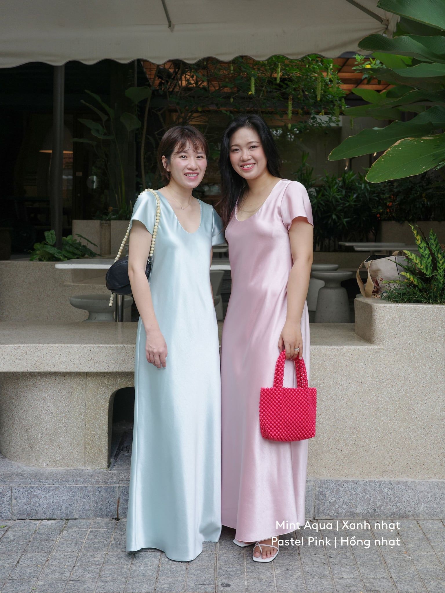  Đầm Uyên Ngư lụa 2 lớp | Mauve Mermaid Silk dress 