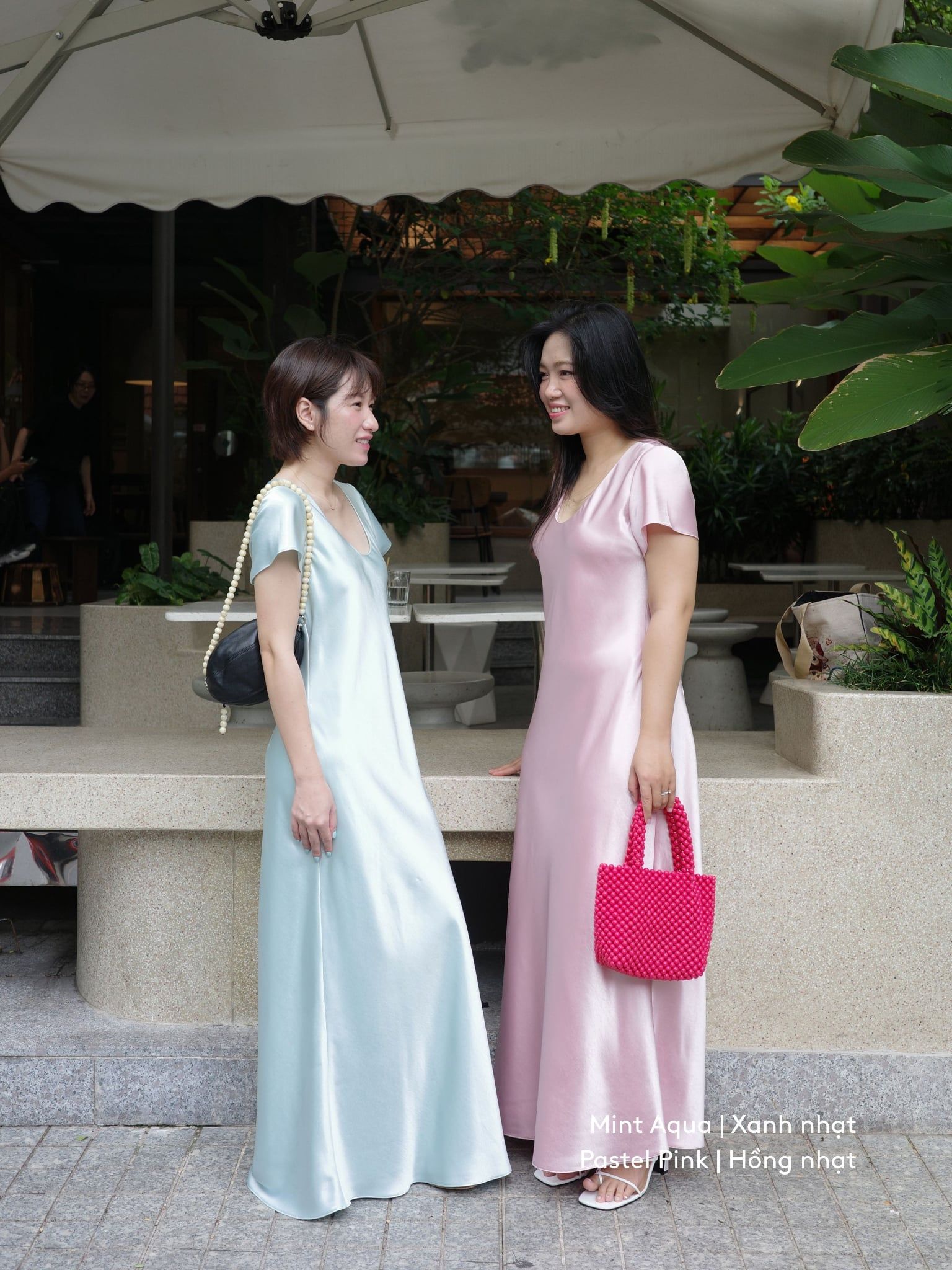 Đầm Uyên Ngư lụa 2 lớp | Mauve Mermaid Silk dress 