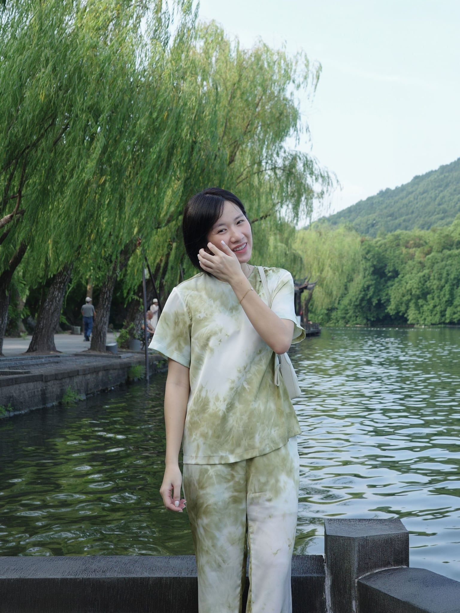  Áo Lục dáng suông | Mauve Sage top 