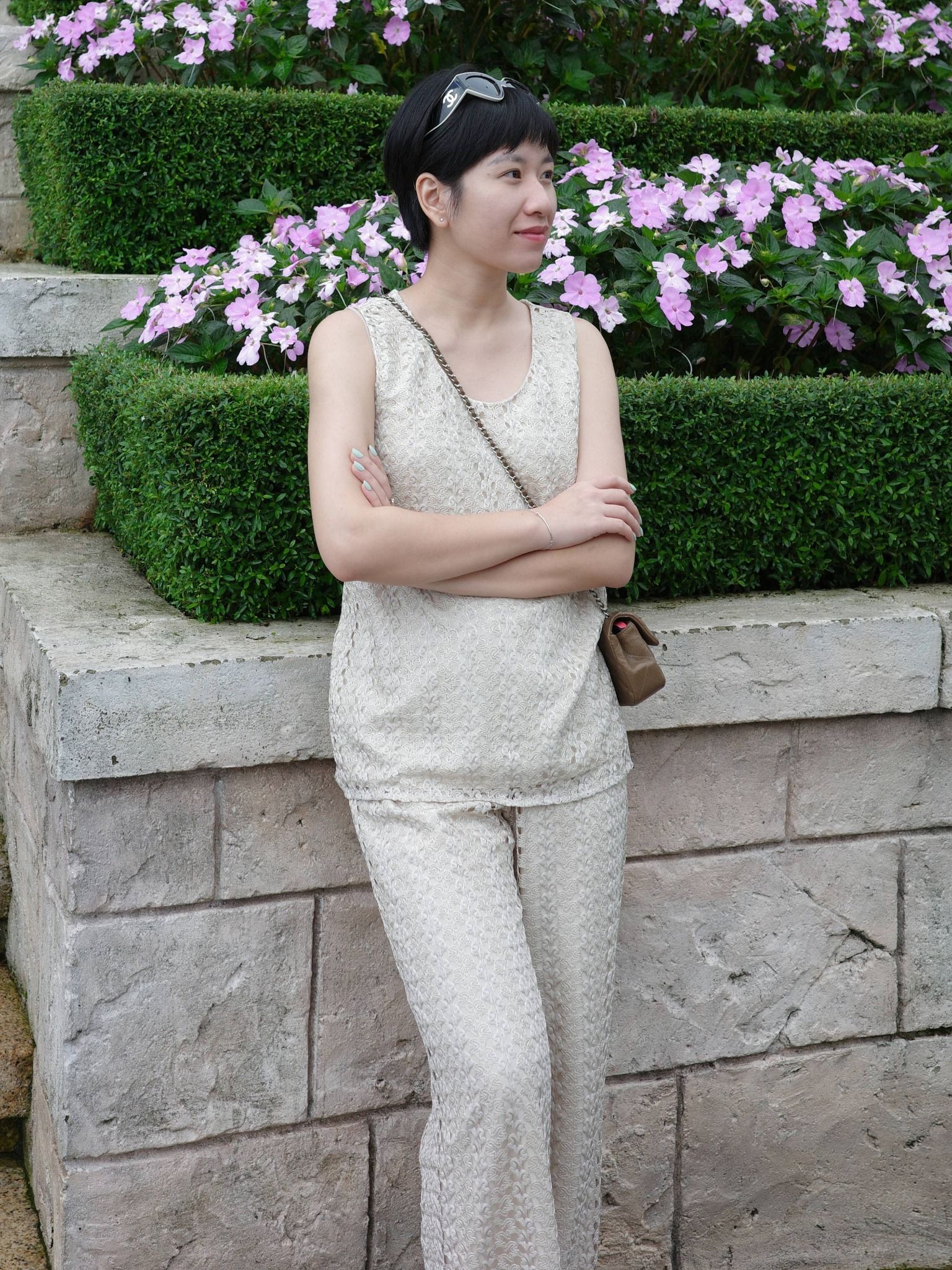  Áo ren cọc tay | Mauve Sunday top [tiết kiệm 200,000 khi mua combo áo & quần] 