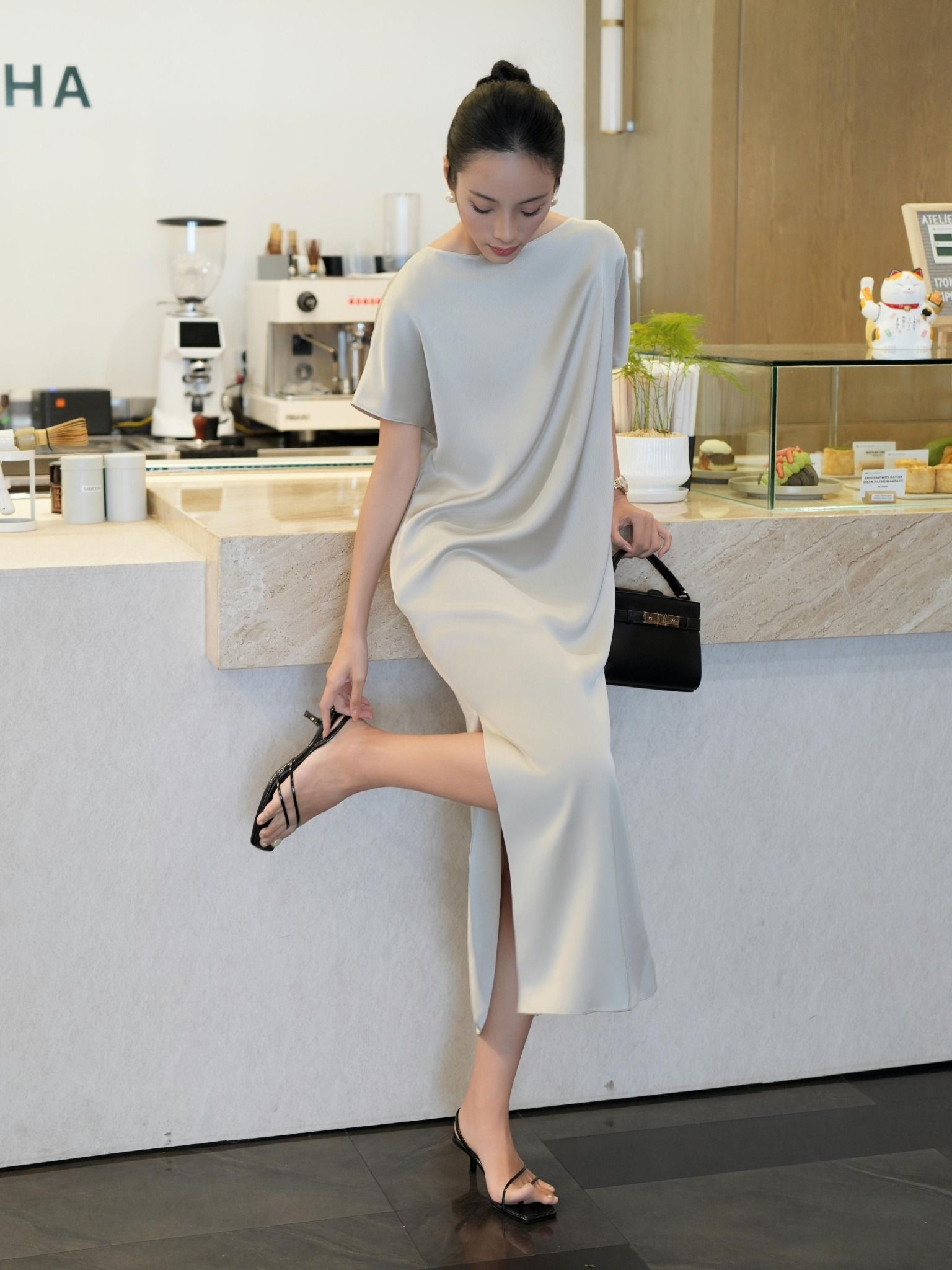  Mauve Signature dress - phiên bản trơn màu nâng cấp 