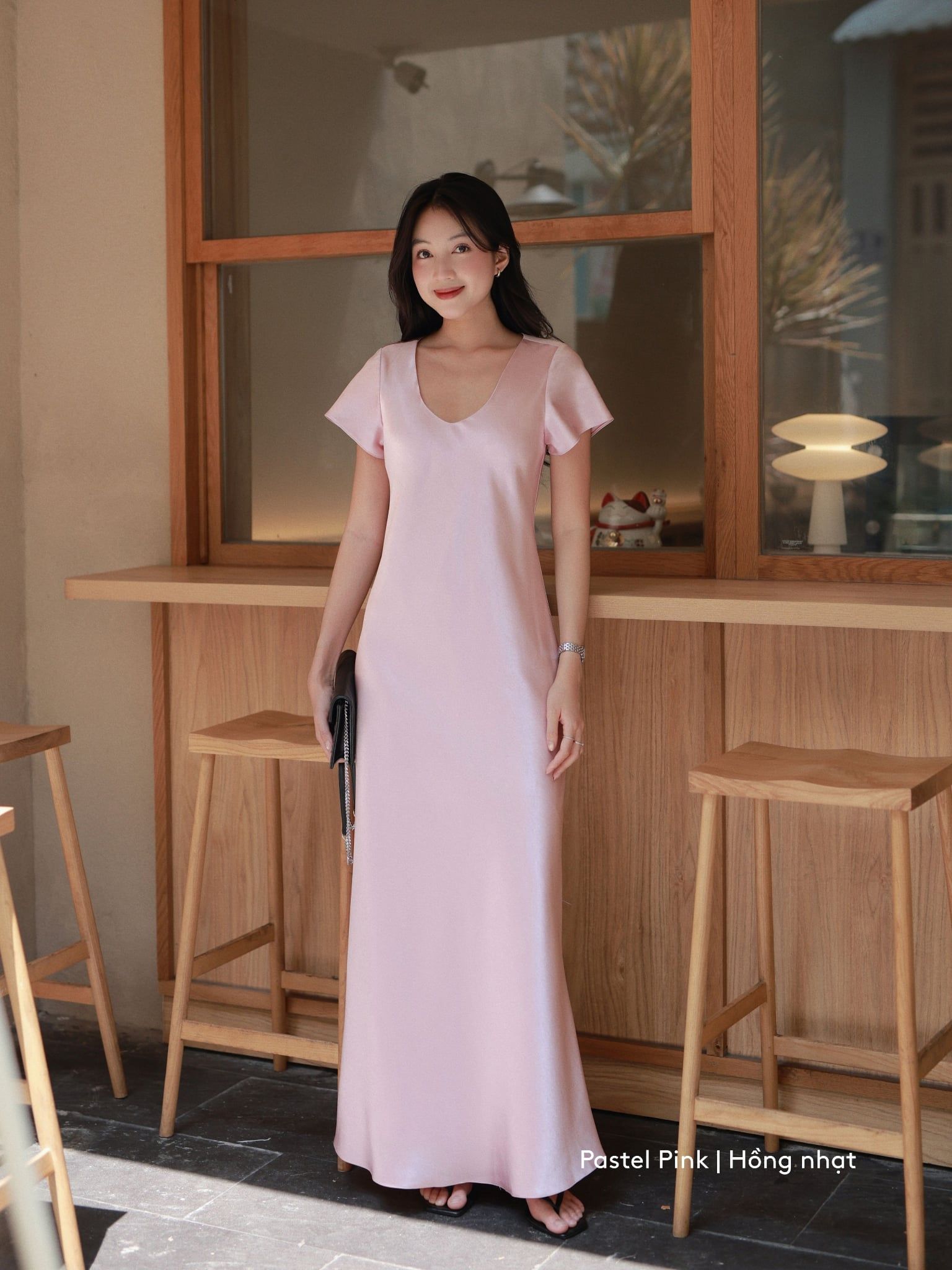  Đầm Uyên Ngư lụa 2 lớp | Mauve Mermaid Silk dress 