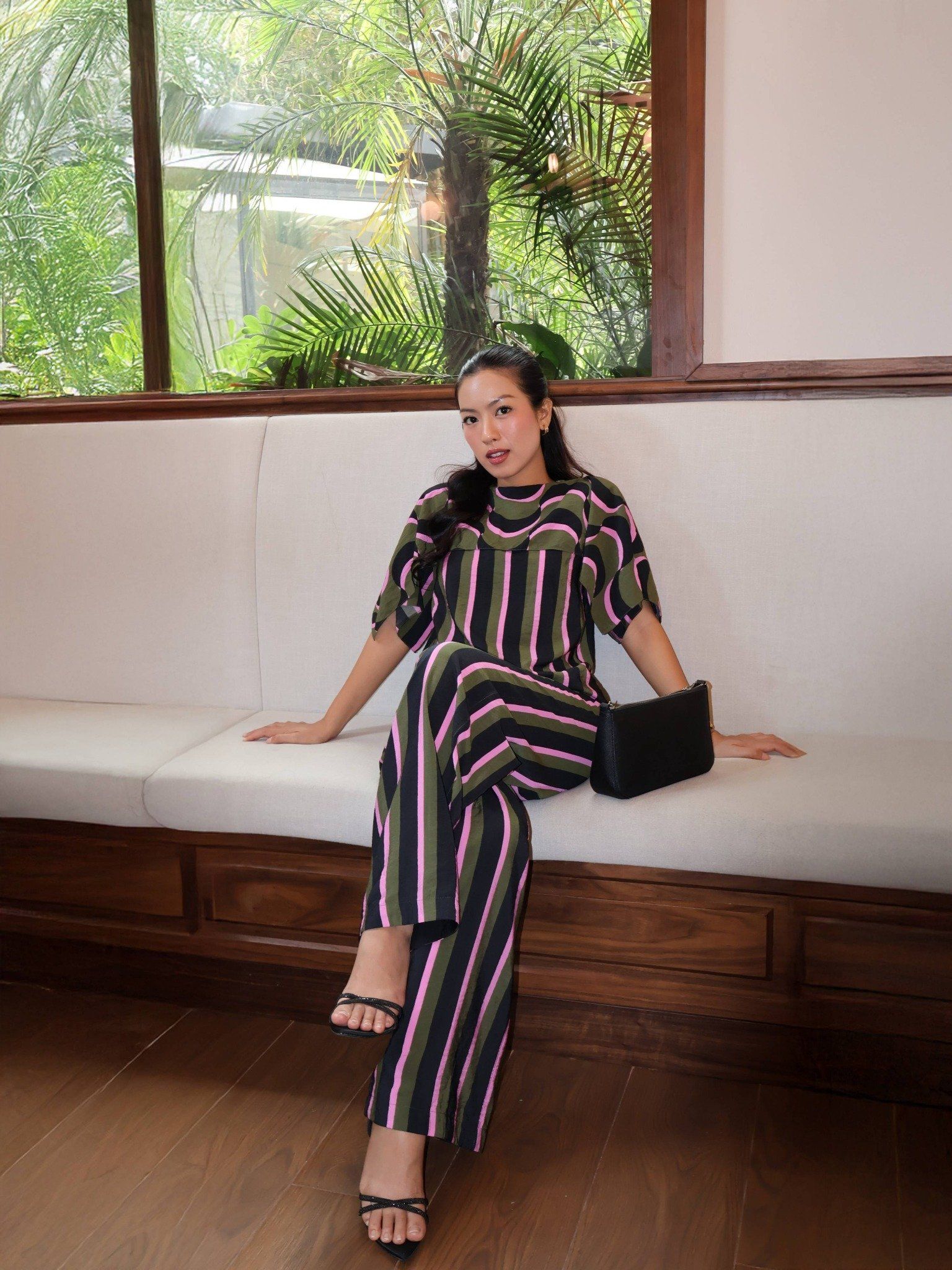  Quần ống suông sọc | Mauve City pants 