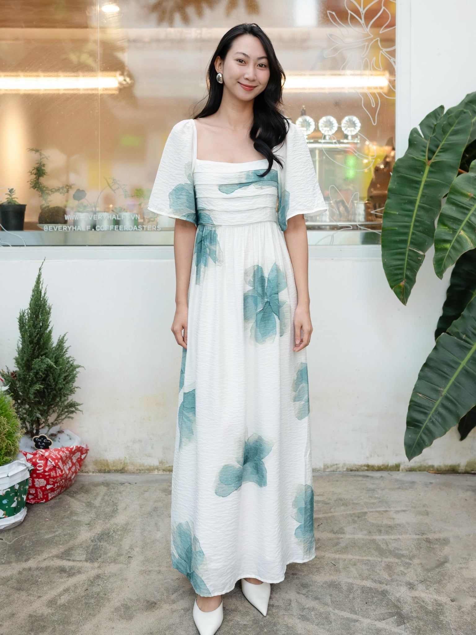  Đầm maxi hoa | Mauve Fairy dress 