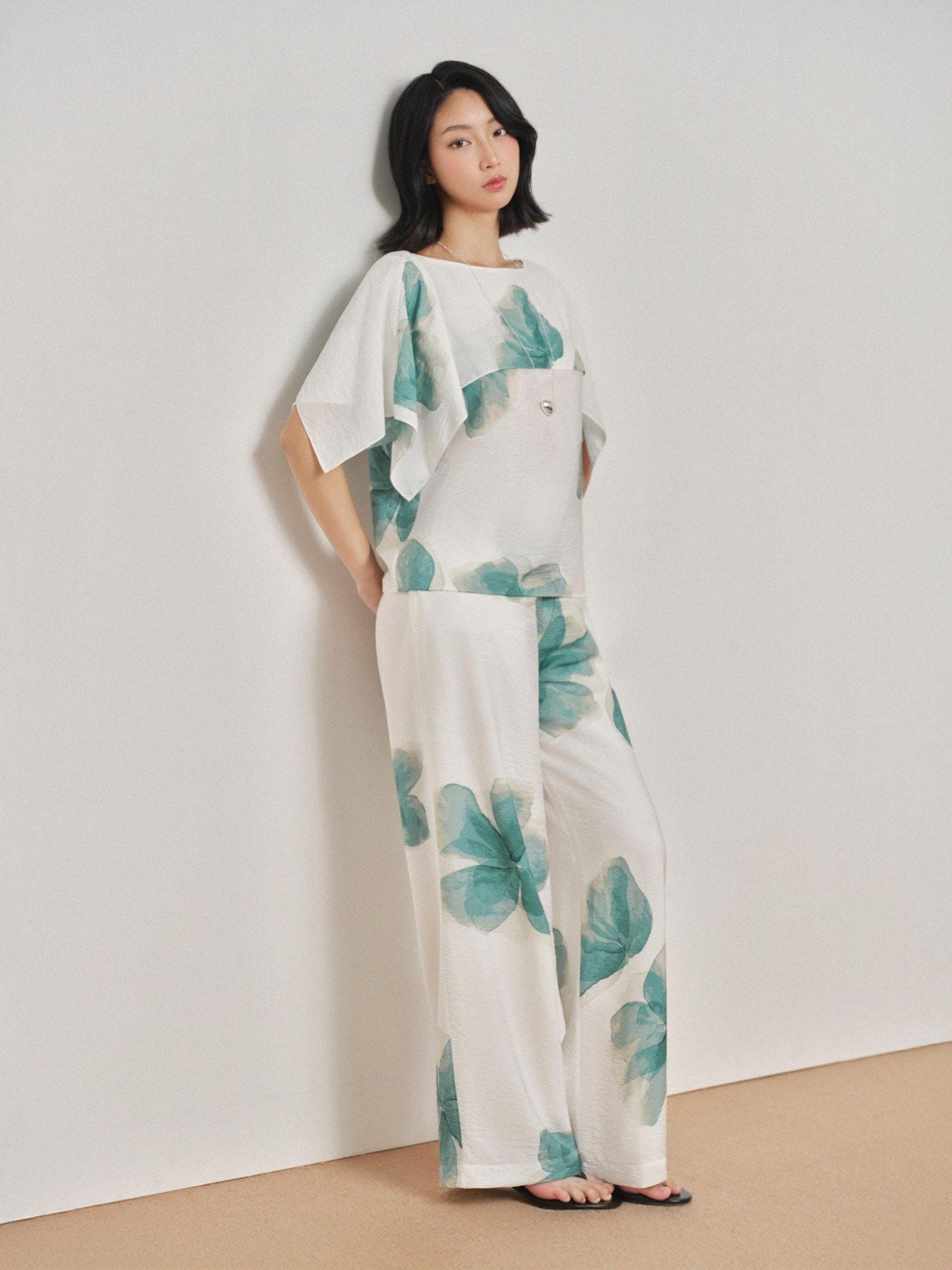  Áo cotton tơ hoa | Mauve Country top [tiết kiệm thêm 220,000 khi mua combo áo & quần] 