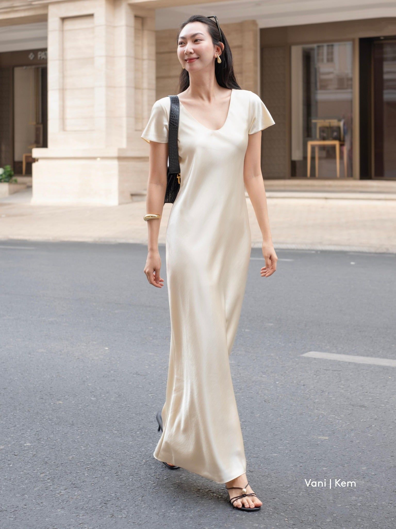  Đầm lụa đuôi cá | Mauve Mermaid Silk dress 