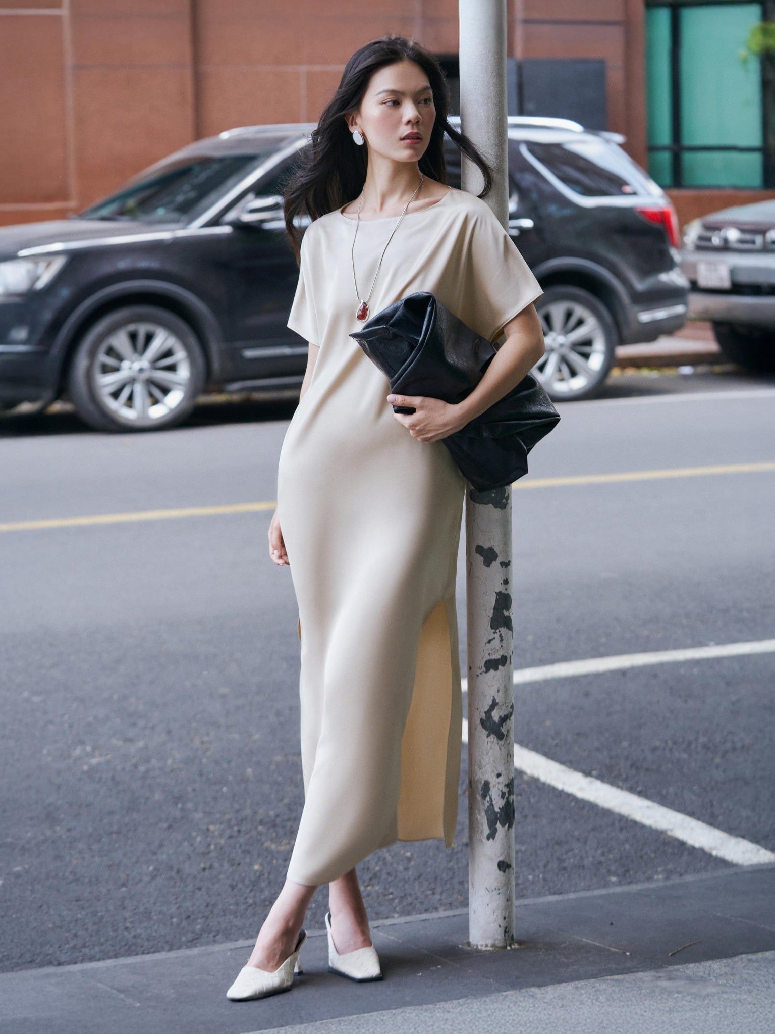  Mauve Signature dress - phiên bản trơn màu nâng cấp 