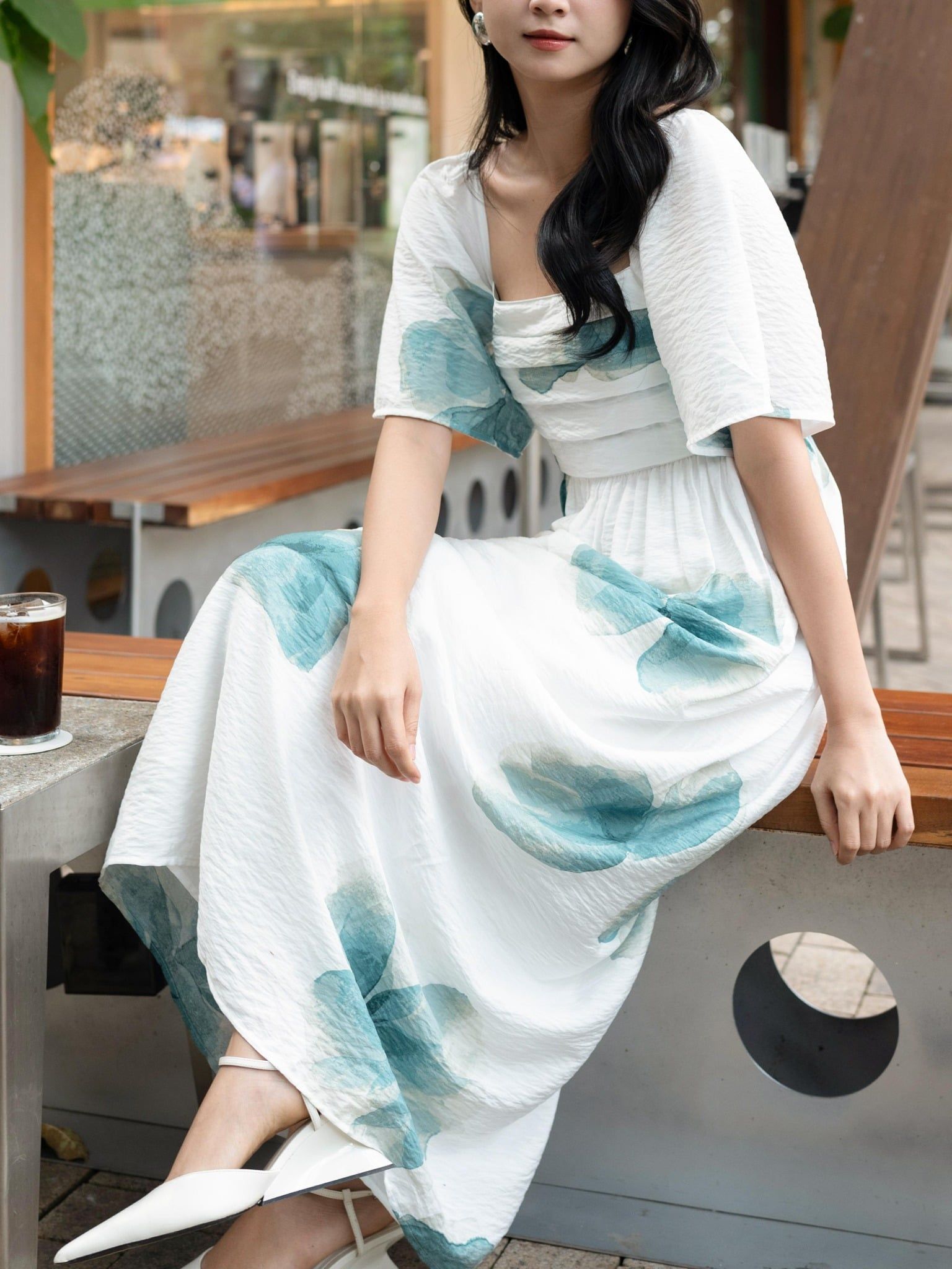  Đầm maxi hoa | Mauve Fairy dress 