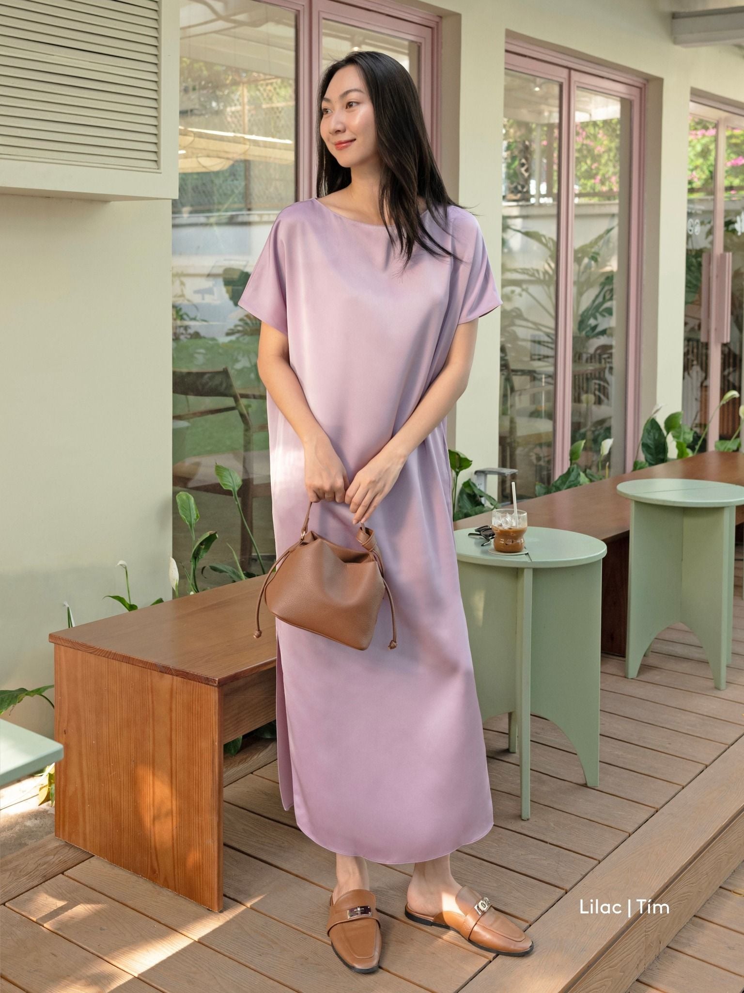  Mauve Signature dress - phiên bản trơn màu nâng cấp 