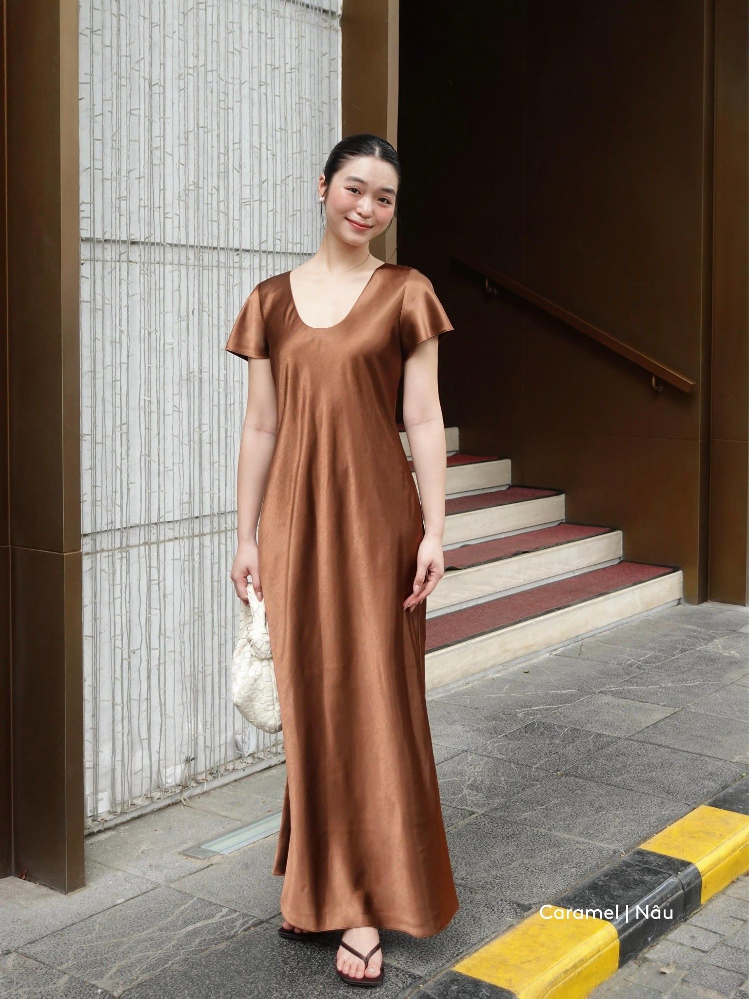  Đầm lụa đuôi cá | Mauve Mermaid Silk dress 