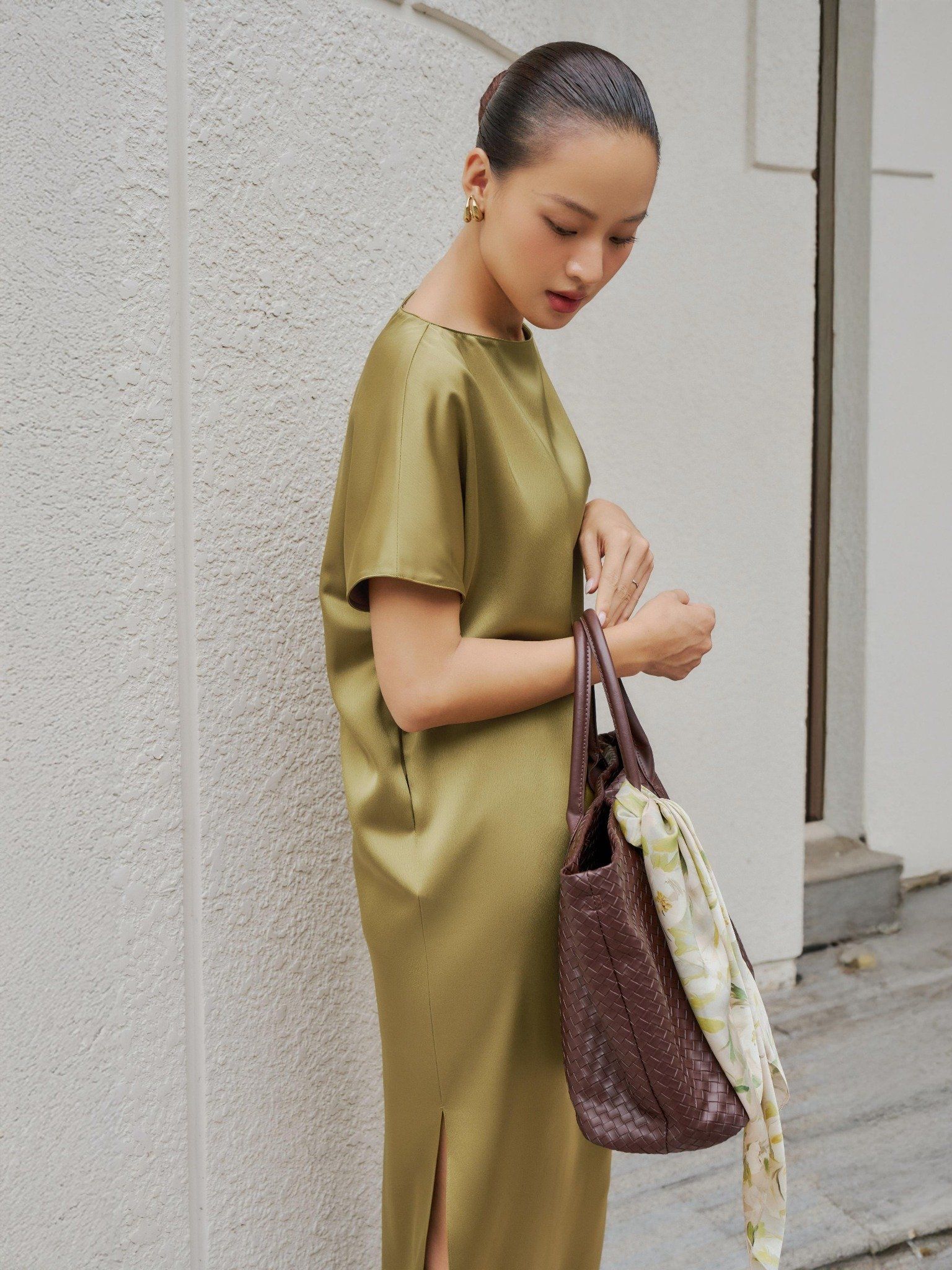  Mauve Signature dress - phiên bản trơn màu nâng cấp 