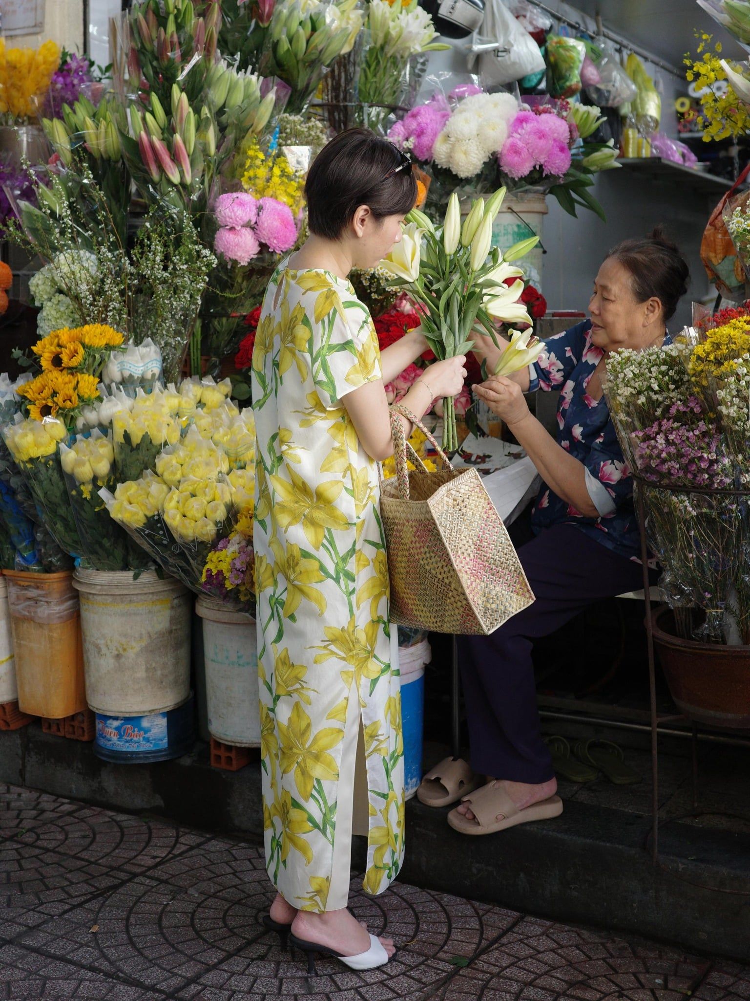  Mauve Signature dress - phiên bản hoa Lily 