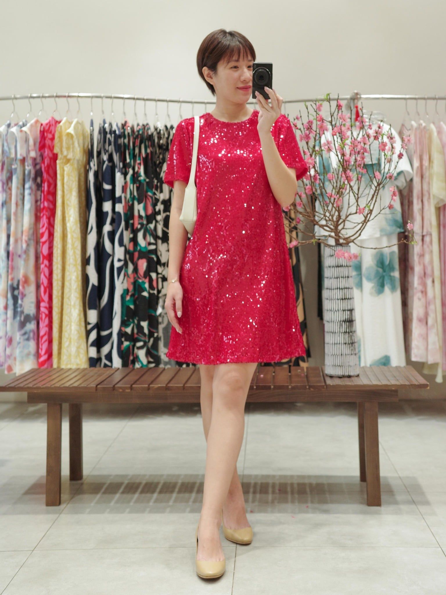  Đầm kim sa ngắn | Mauve Holly dress 