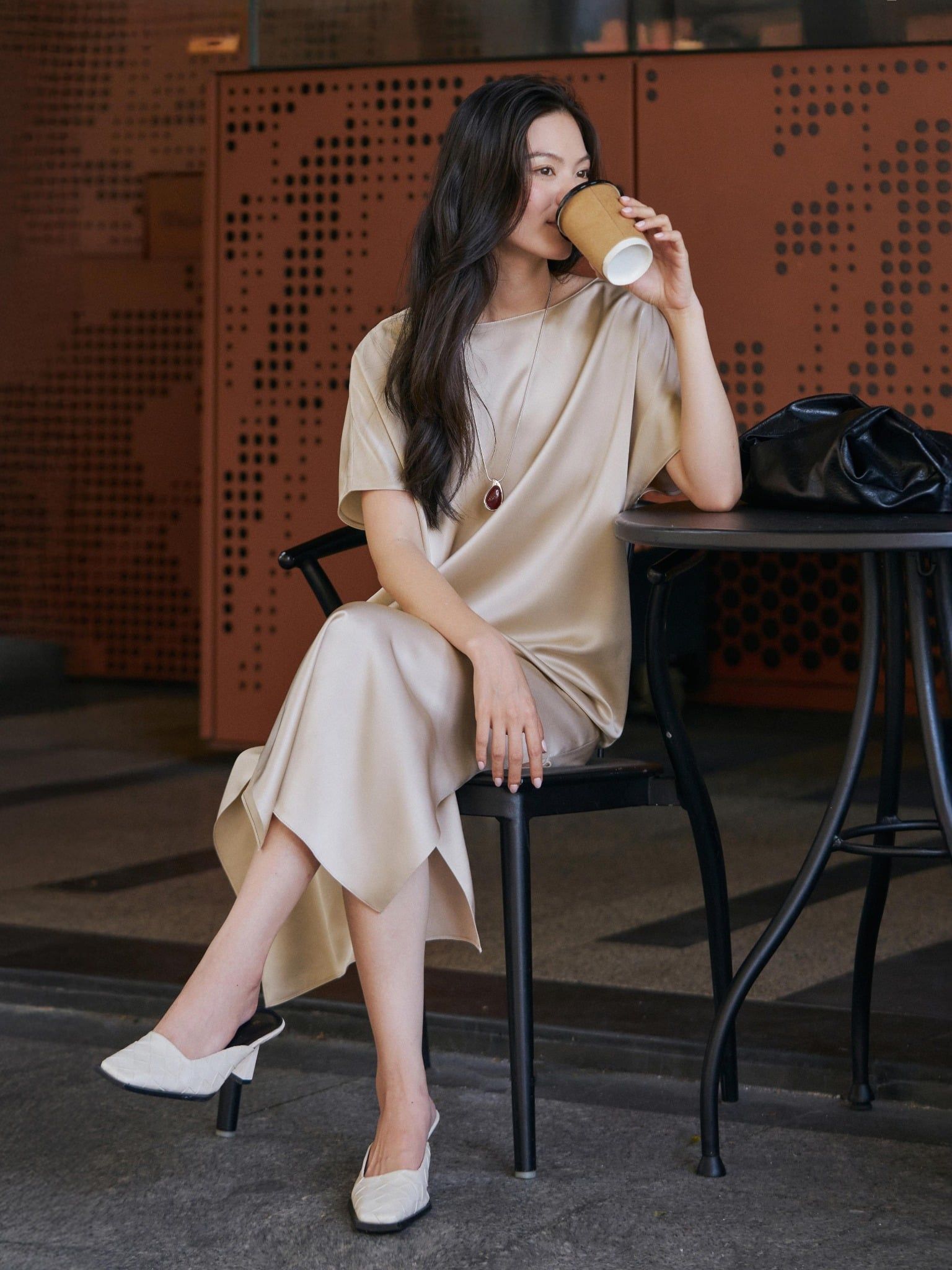  Mauve Signature dress - phiên bản trơn màu nâng cấp 