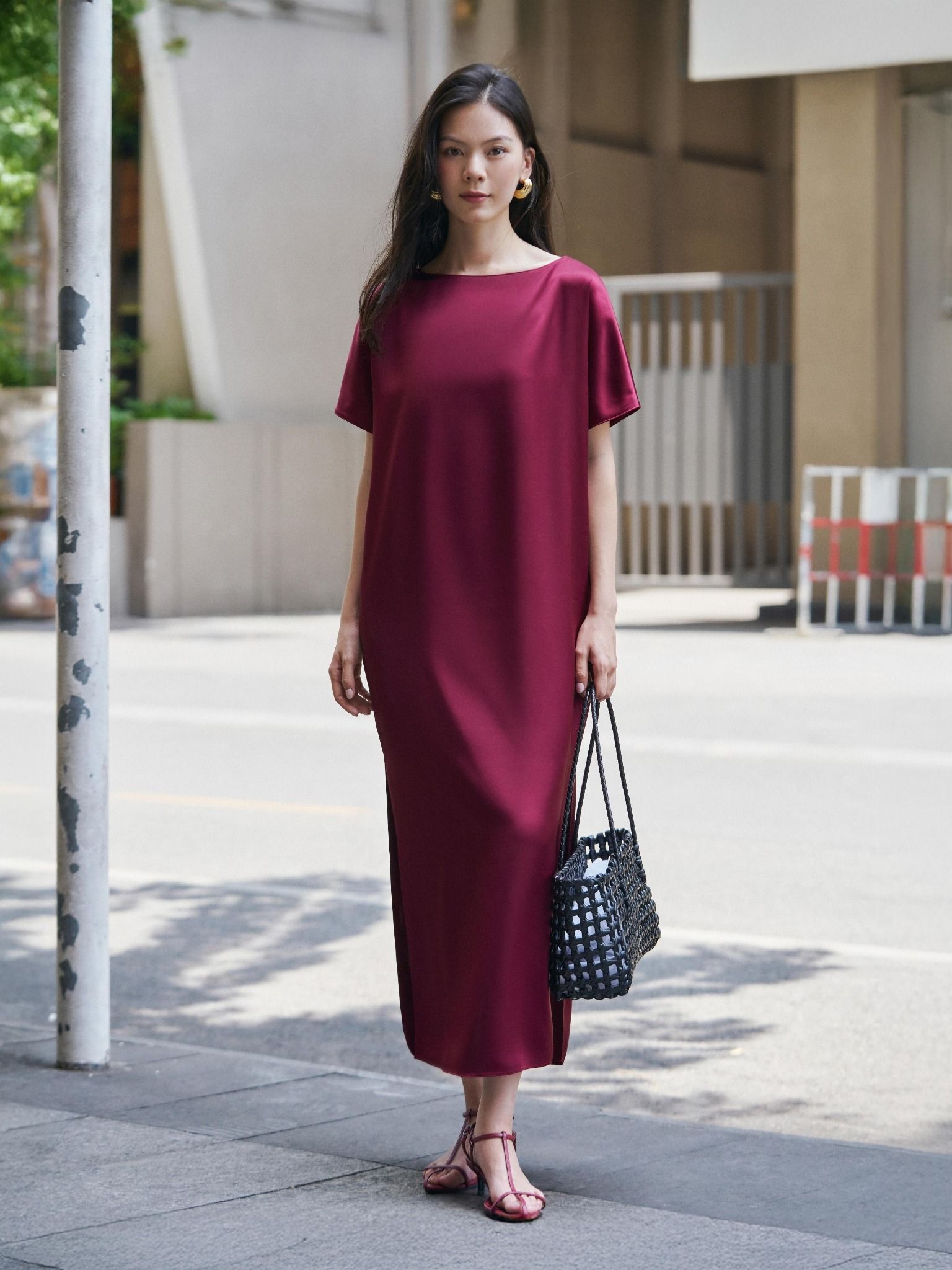  Mauve Signature dress - phiên bản trơn màu nâng cấp 