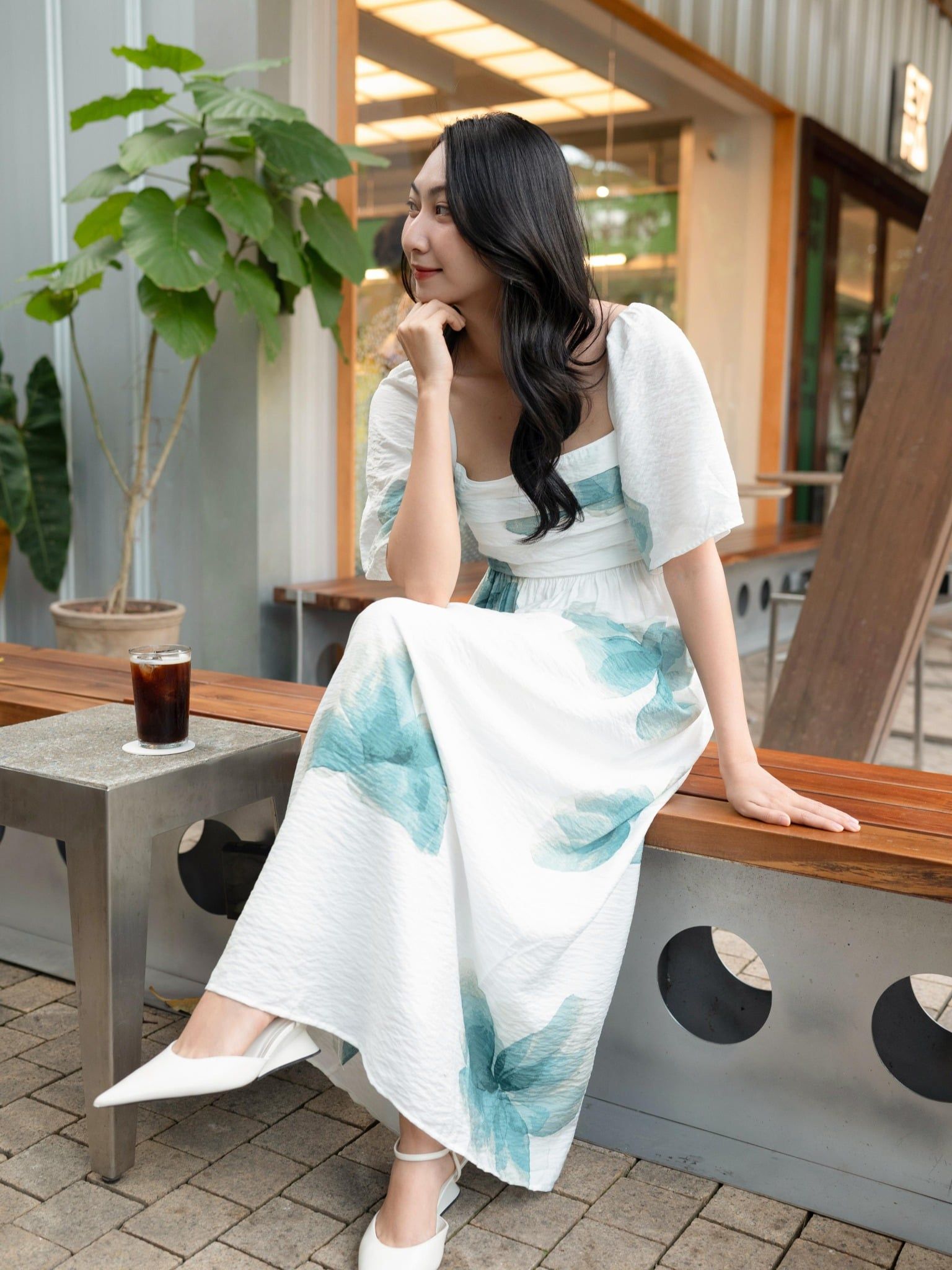  Đầm maxi hoa | Mauve Fairy dress 