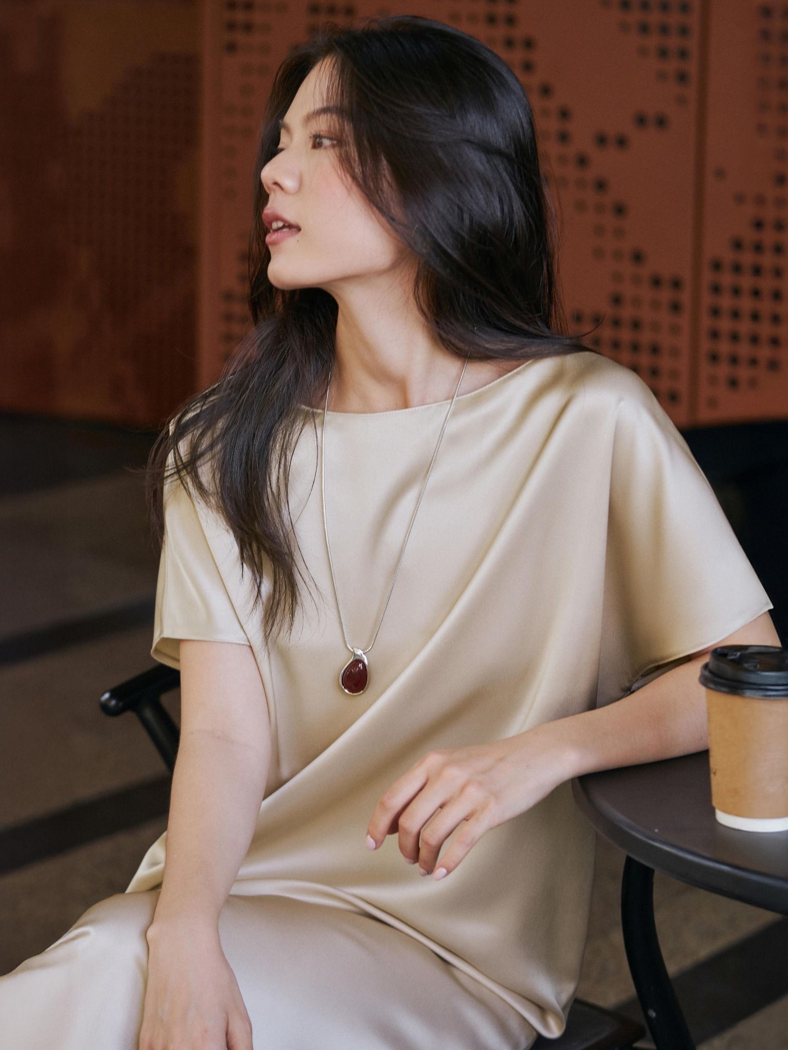  Mauve Signature dress - phiên bản trơn màu nâng cấp 