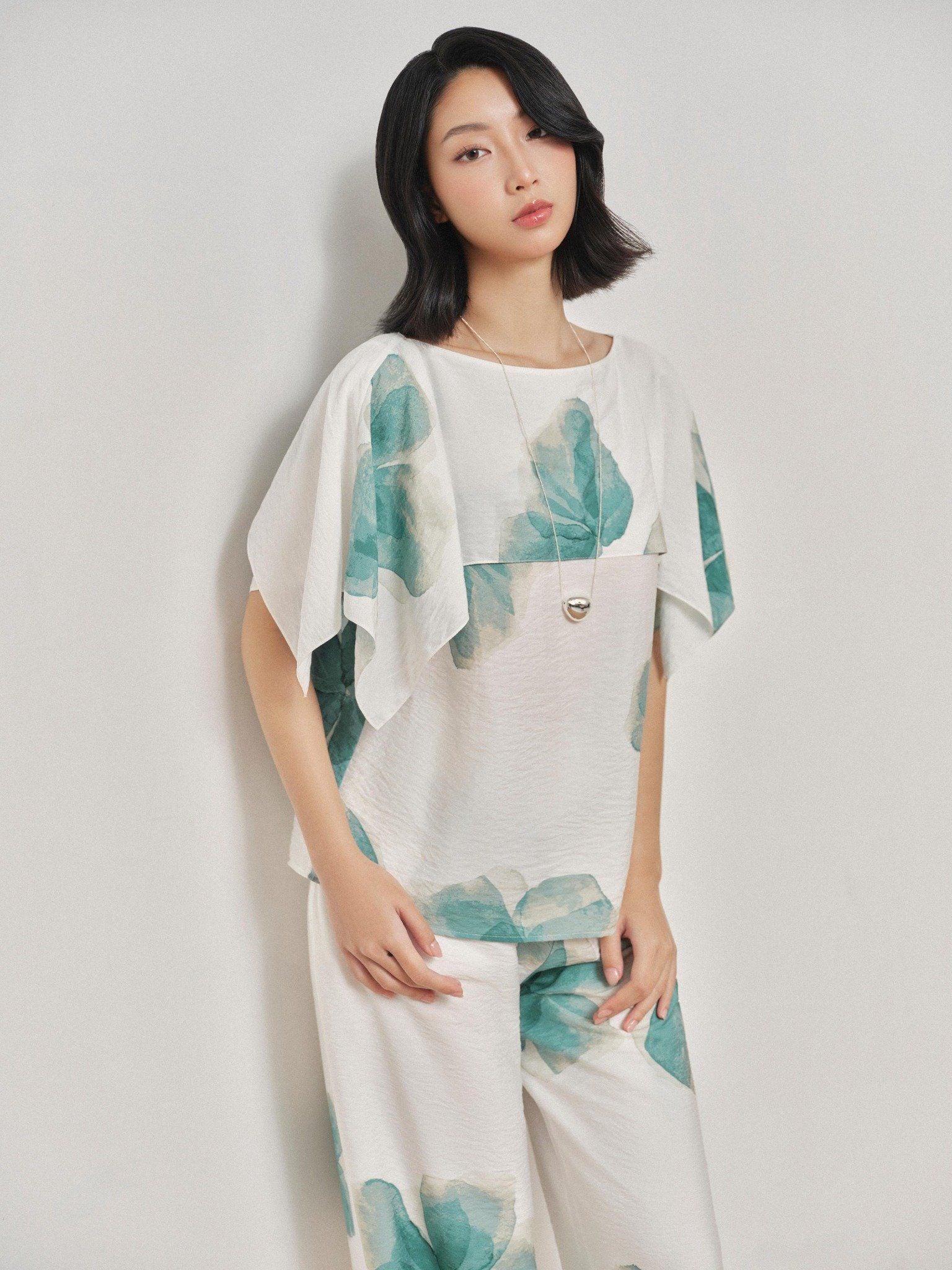  Áo cotton tơ hoa | Mauve Country top [tiết kiệm thêm 220,000 khi mua combo áo & quần] 