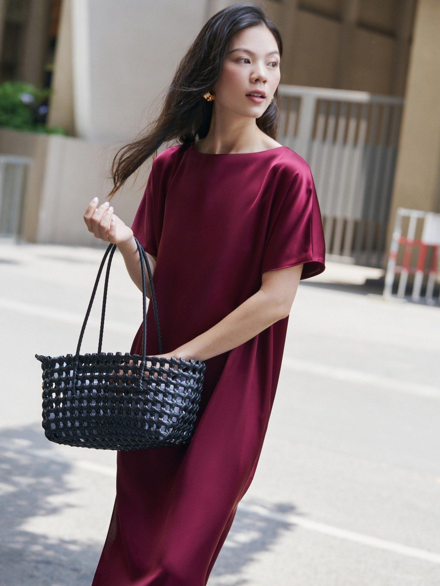  Mauve Signature dress - phiên bản trơn màu nâng cấp 