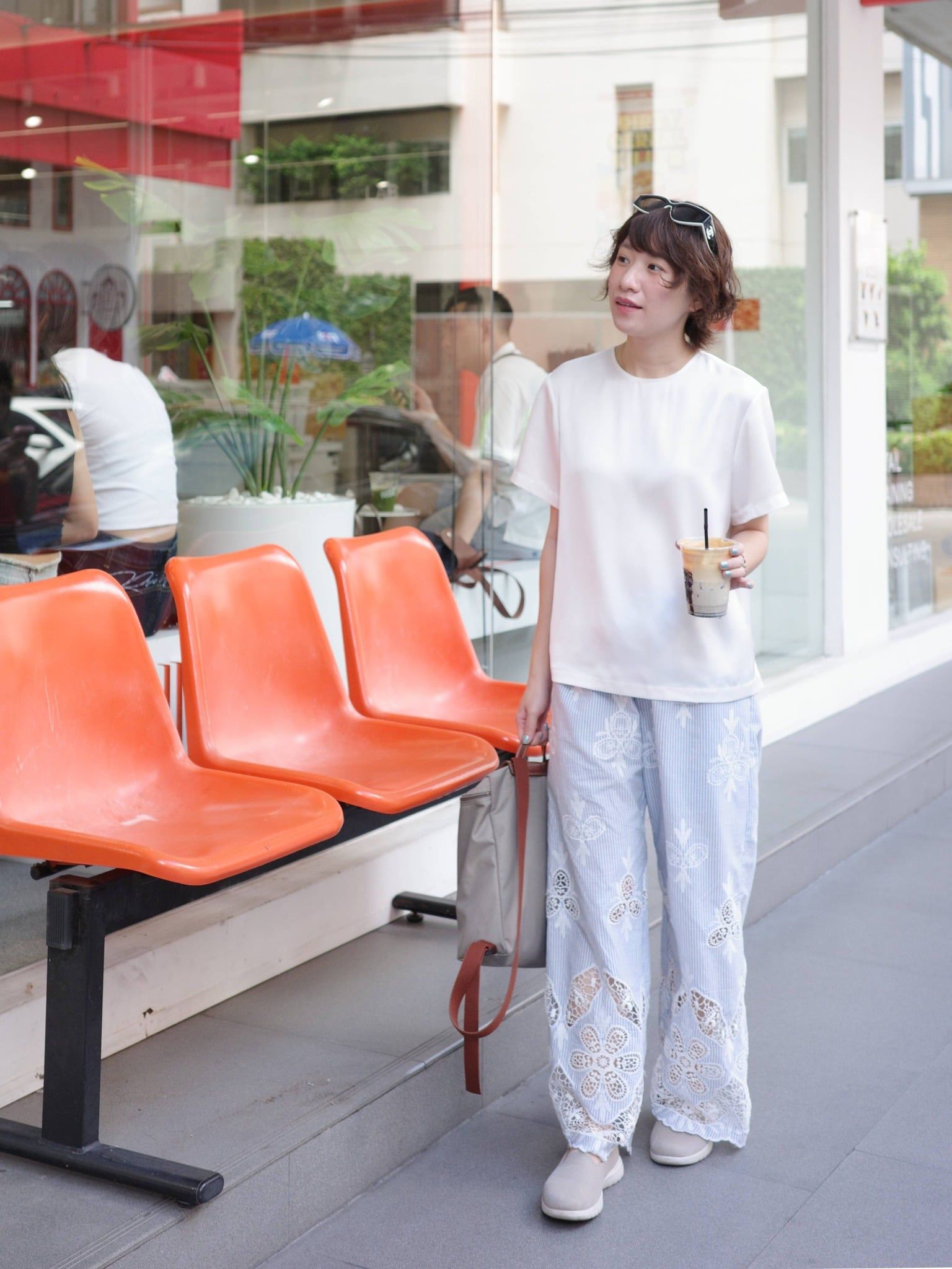  Áo lụa dáng suông | Mauve Silk T-shirt 