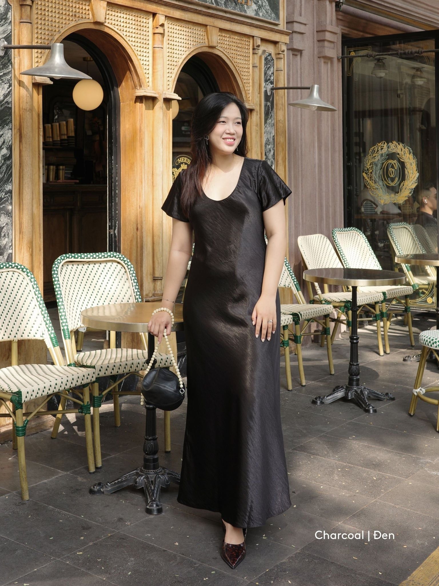  Đầm Uyên Ngư lụa 2 lớp | Mauve Mermaid Silk dress 