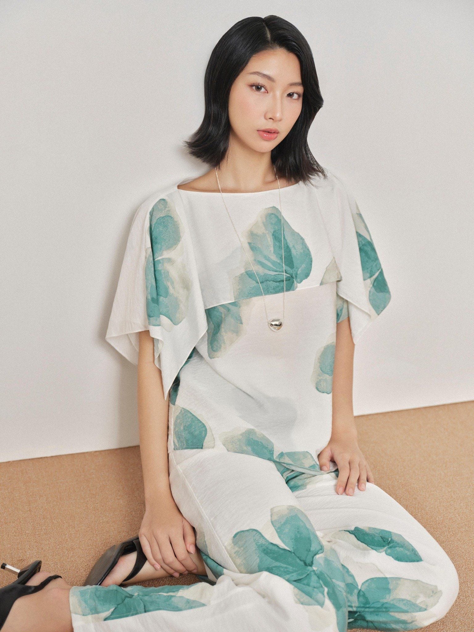  Áo cotton tơ hoa | Mauve Country top [tiết kiệm thêm 220,000 khi mua combo áo & quần] 