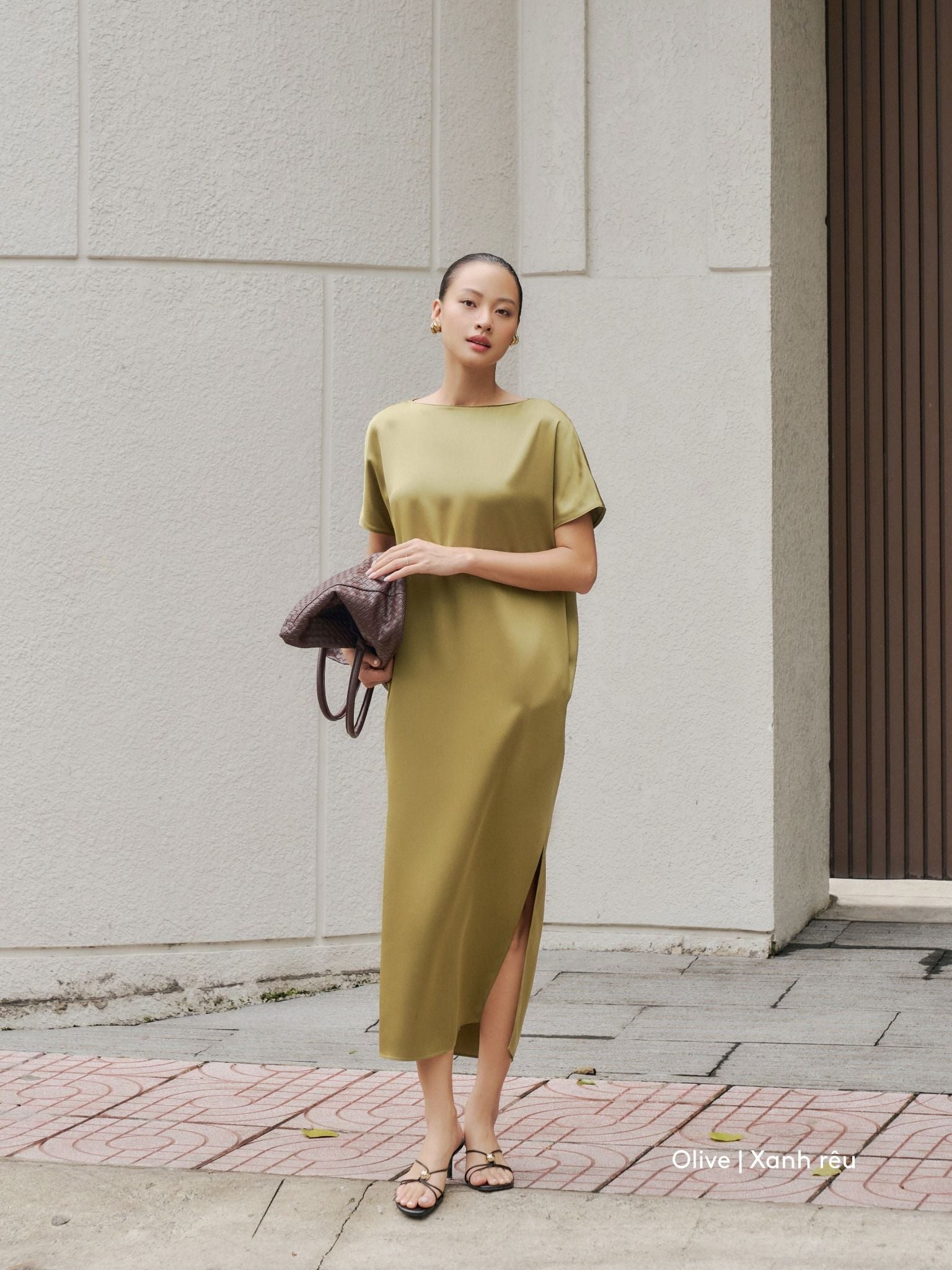  Mauve Signature dress - phiên bản trơn màu nâng cấp 
