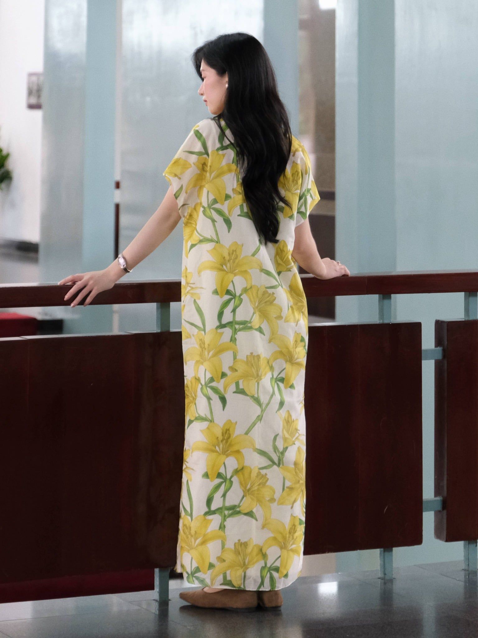  Mauve Signature dress - phiên bản hoa Lily 