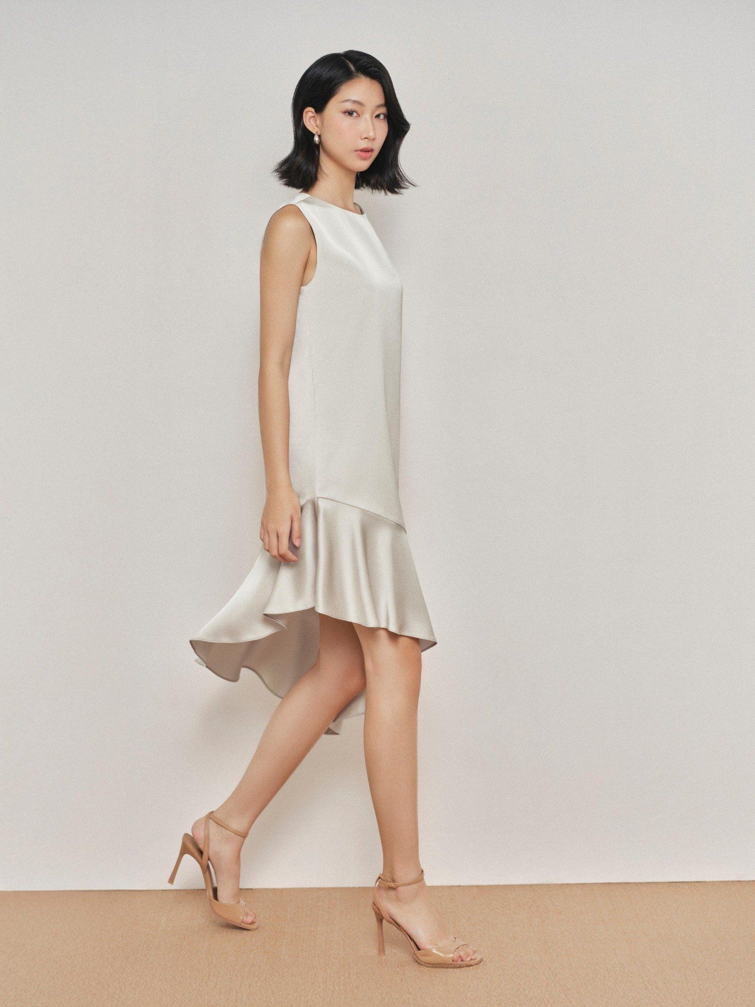  Đầm lụa bèo xéo | Mauve Calla dress 