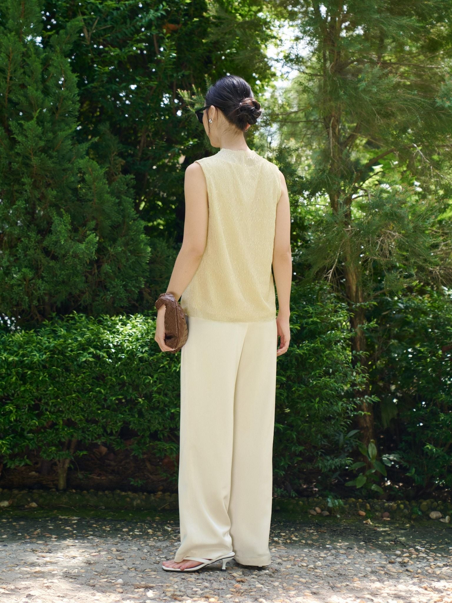  Quần lụa 2 lớp ống suông | Mauve Silk pants [tiết kiệm 200,000 khi mua combo áo & quần] 