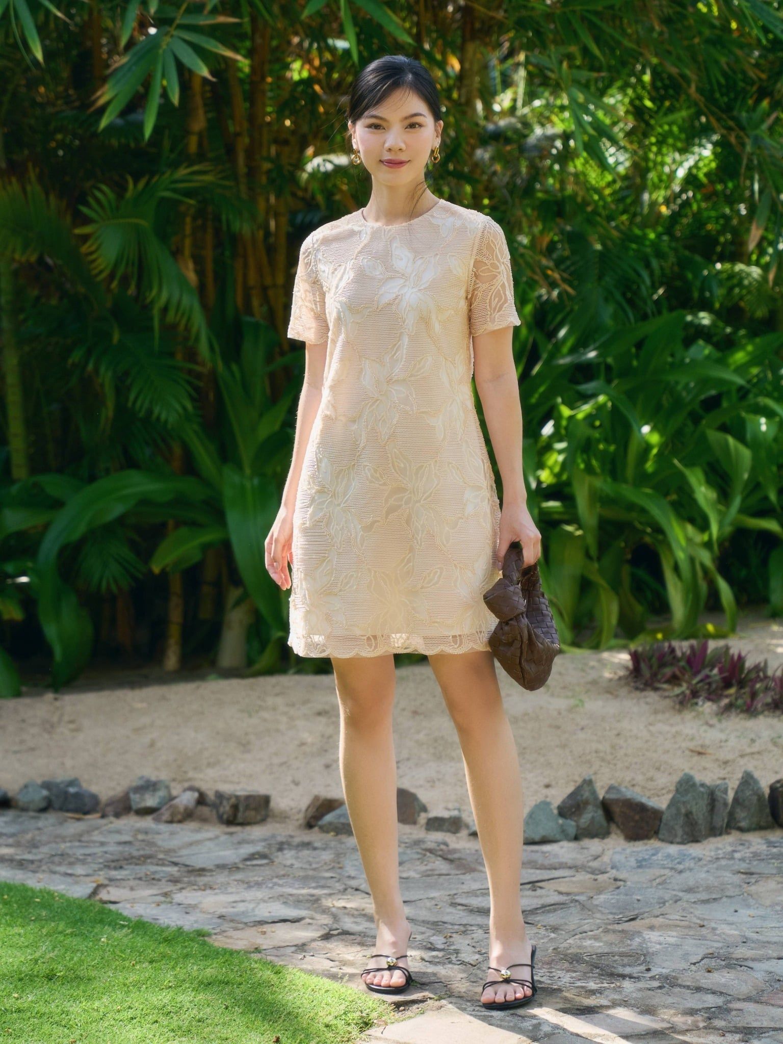  Đầm đính hạt Sao Biển | Mauve Starfish dress 