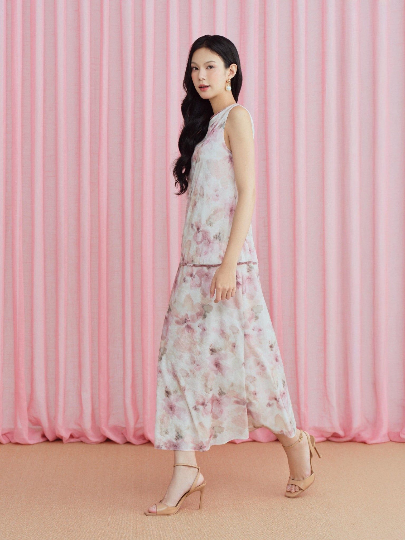  Đầm nhung đuôi cá | Mauve Lady dress 