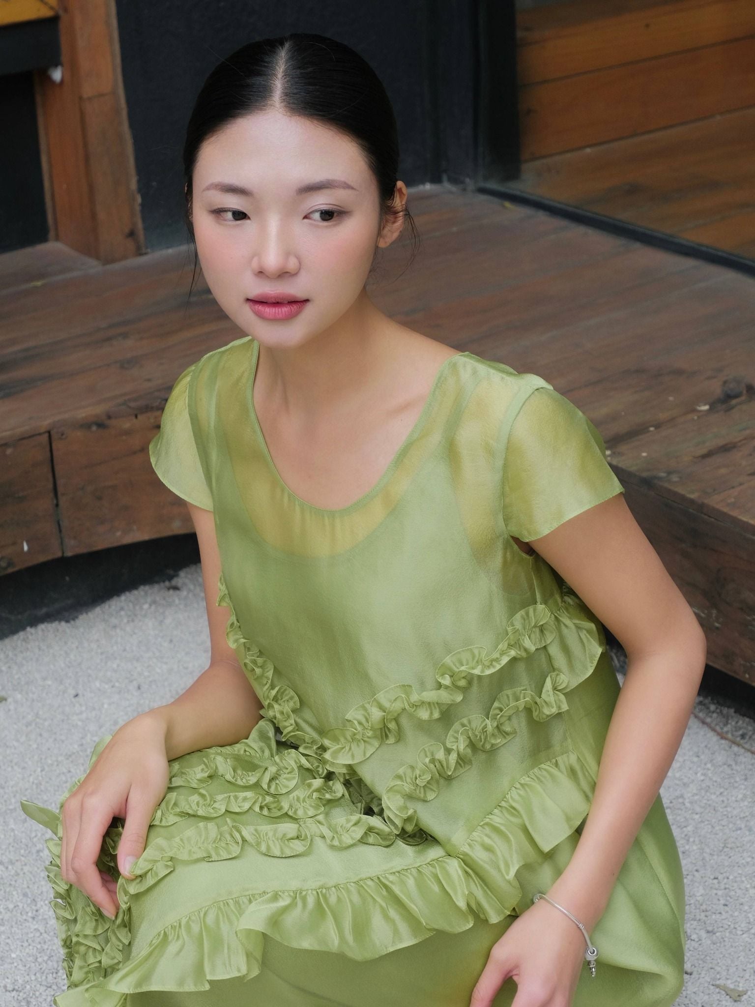  Đầm maxi tơ bèo | Mauve Muse dress 