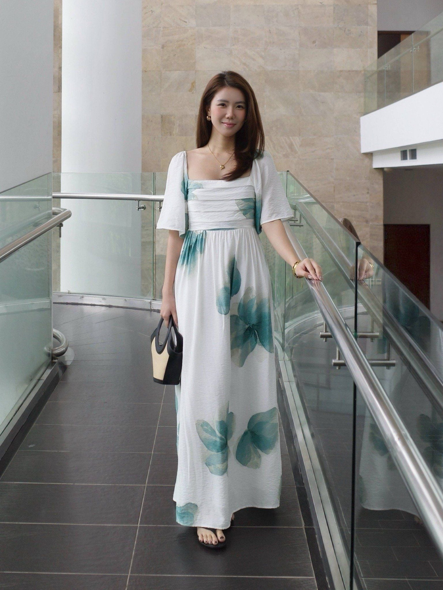  Đầm maxi hoa | Mauve Fairy dress 