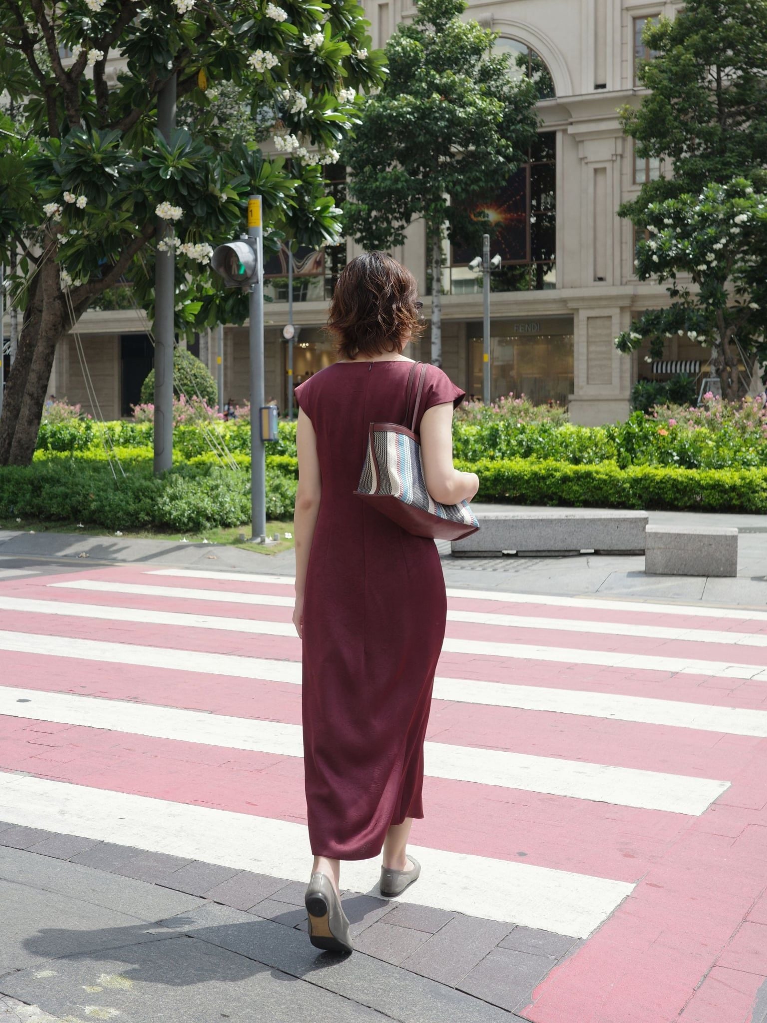  Đầm Dung cổ vuông | Mauve Parisian dress 