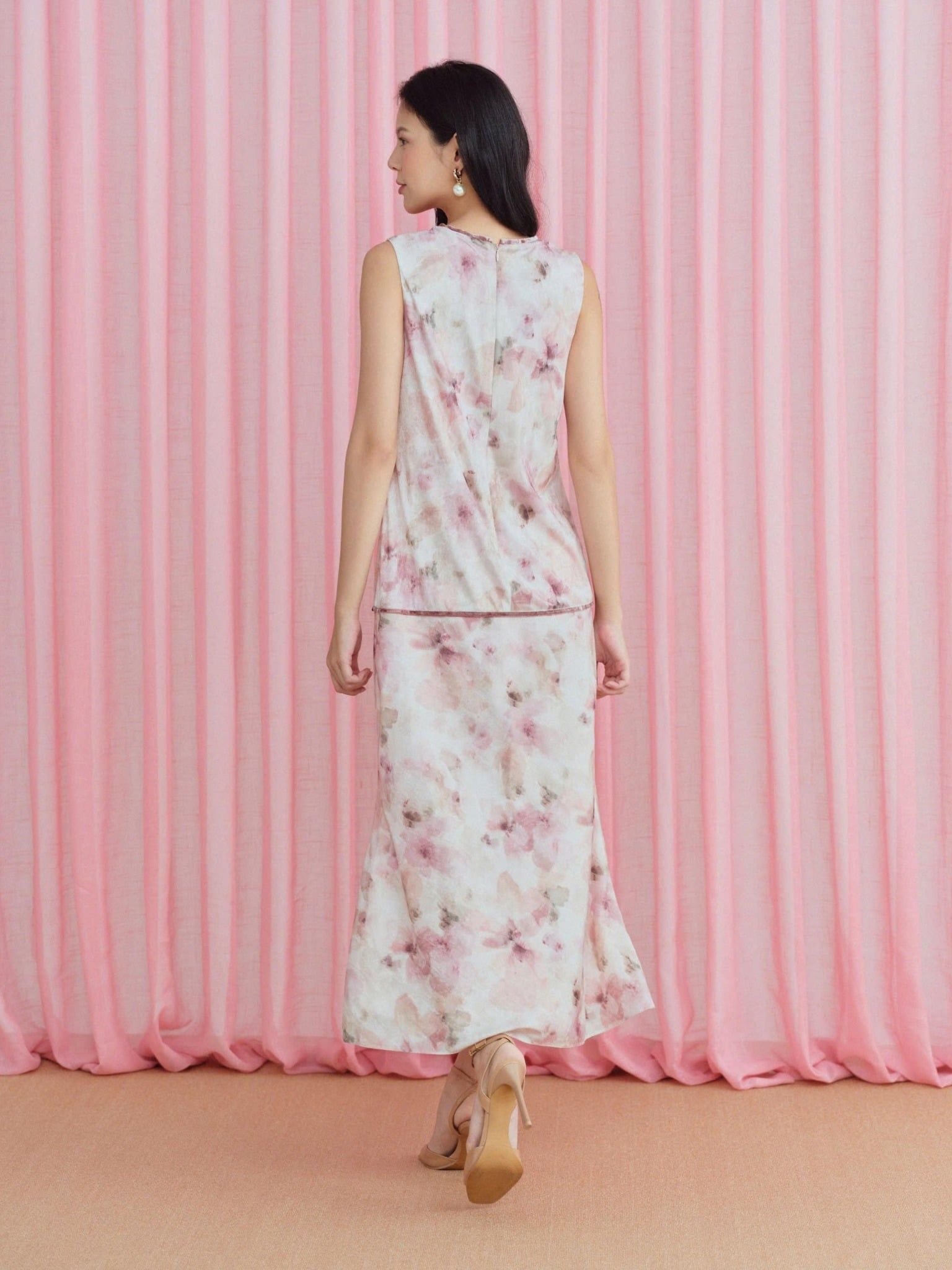  Đầm nhung đuôi cá | Mauve Lady dress 