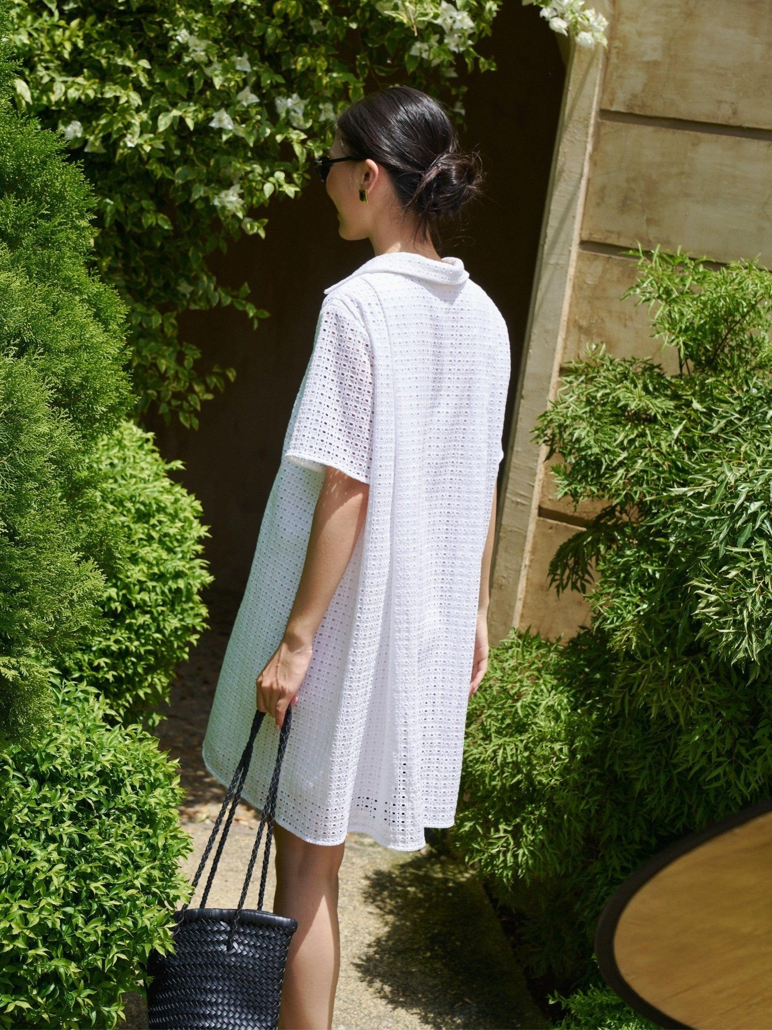 Đầm sơ mi oversize | Mauve Cotton Shirt dress 