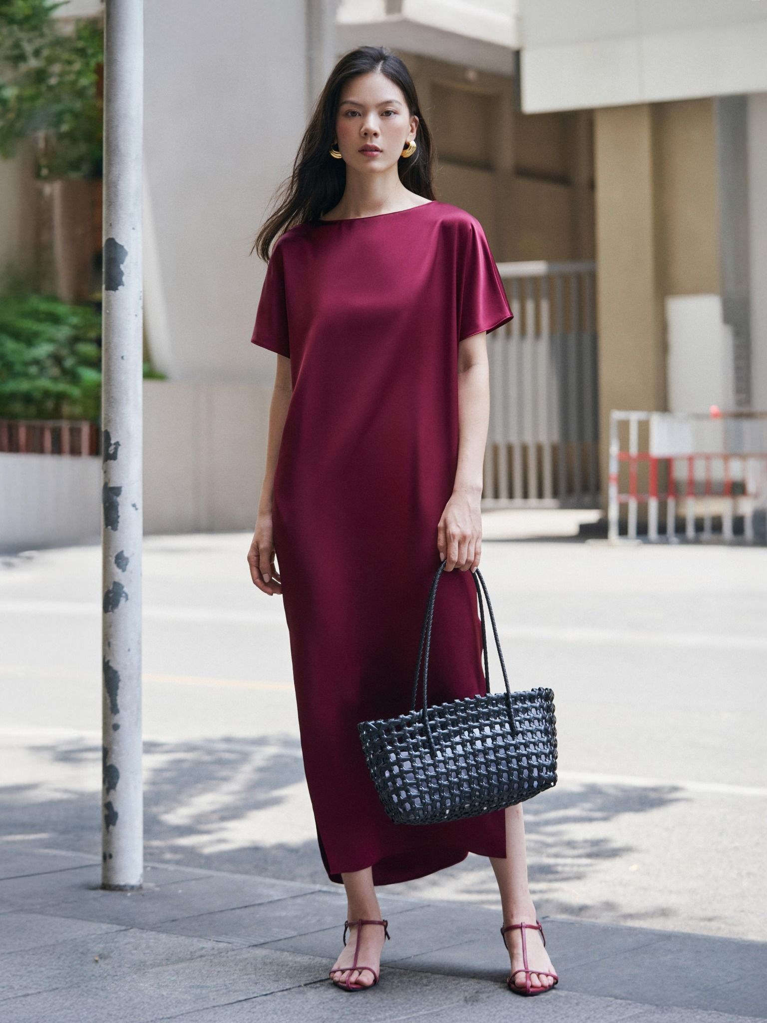  Mauve Signature dress - phiên bản trơn màu nâng cấp 