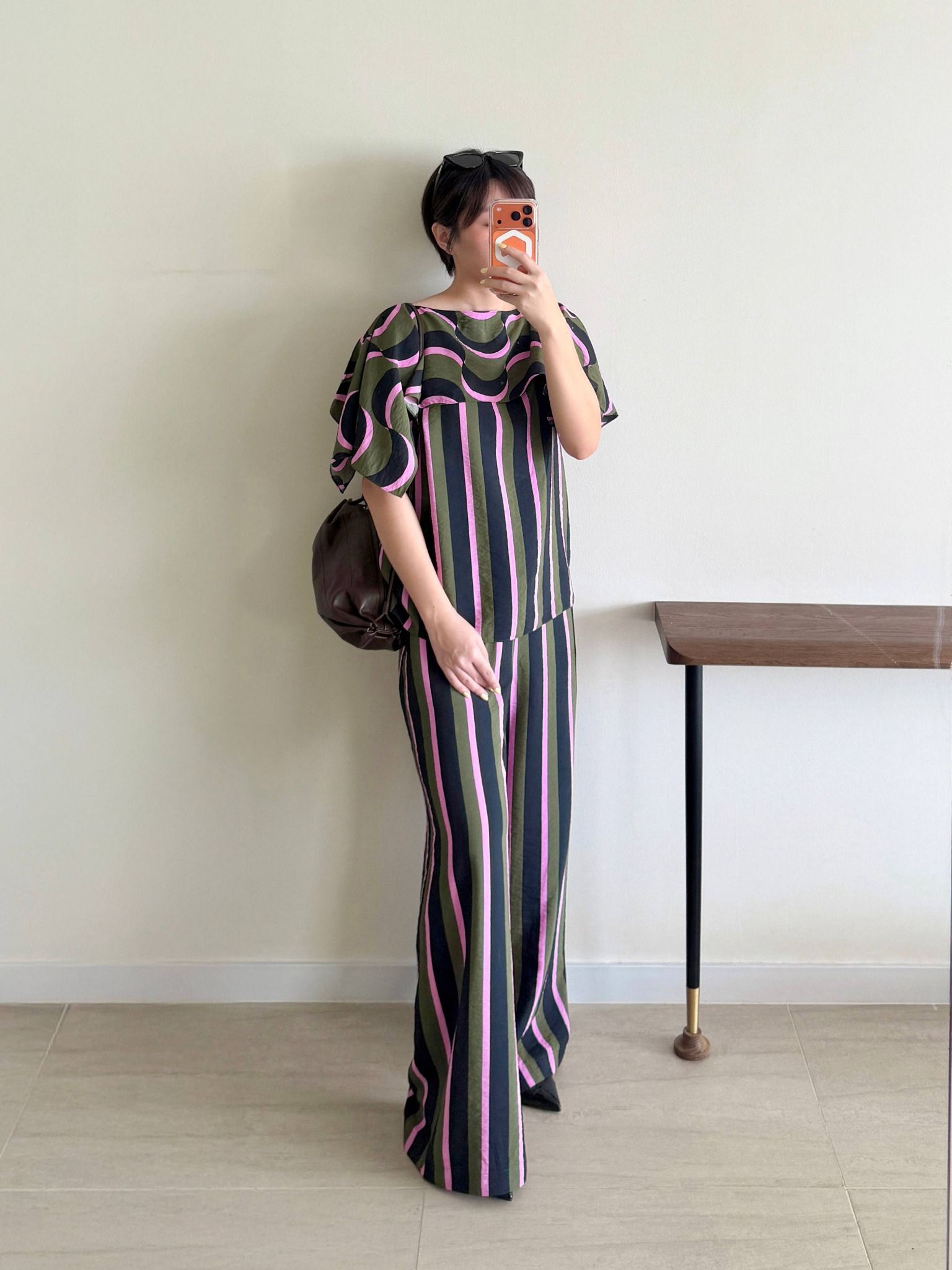  Quần ống suông sọc | Mauve City pants 
