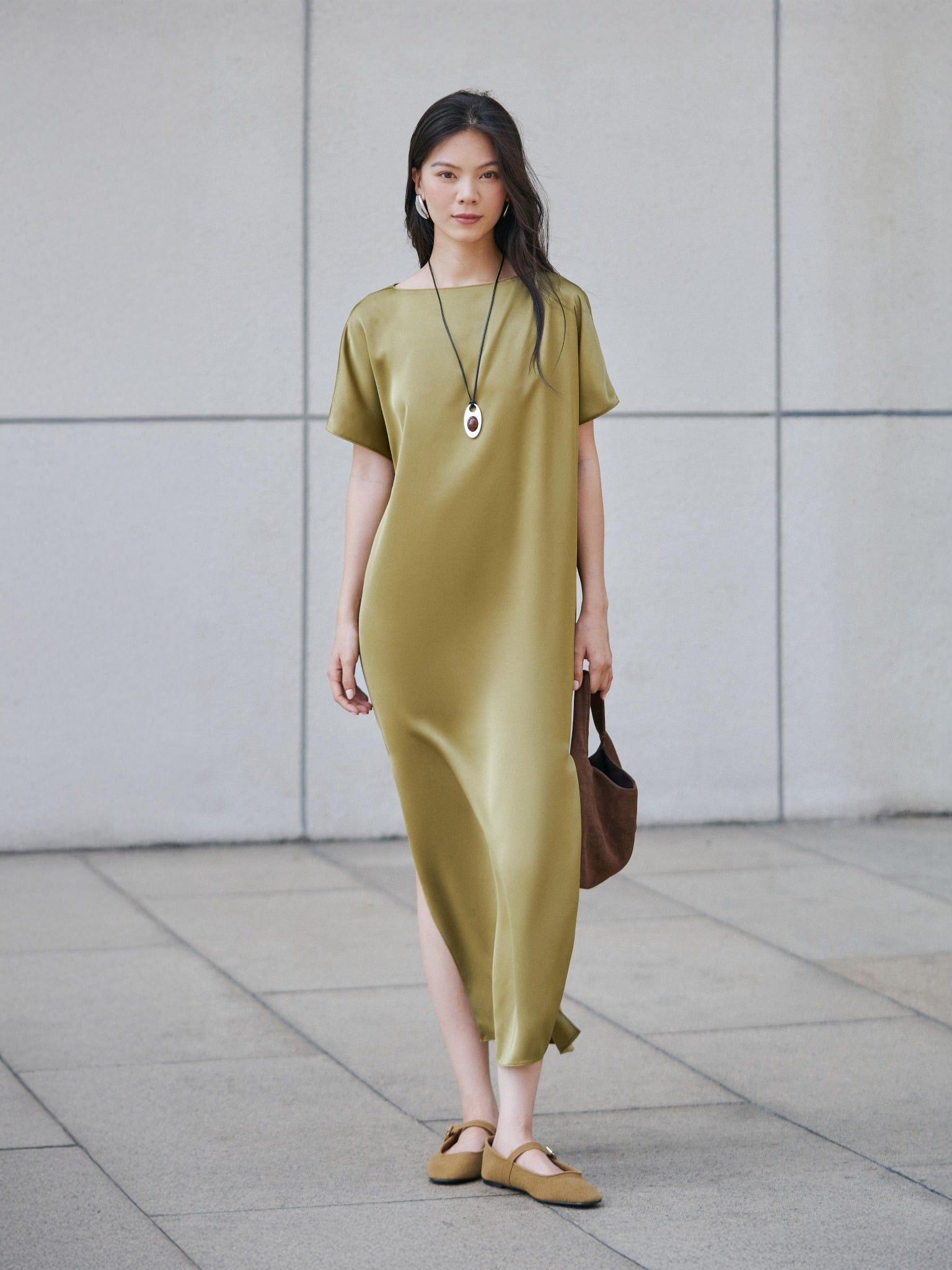  Mauve Signature dress - phiên bản trơn màu nâng cấp 