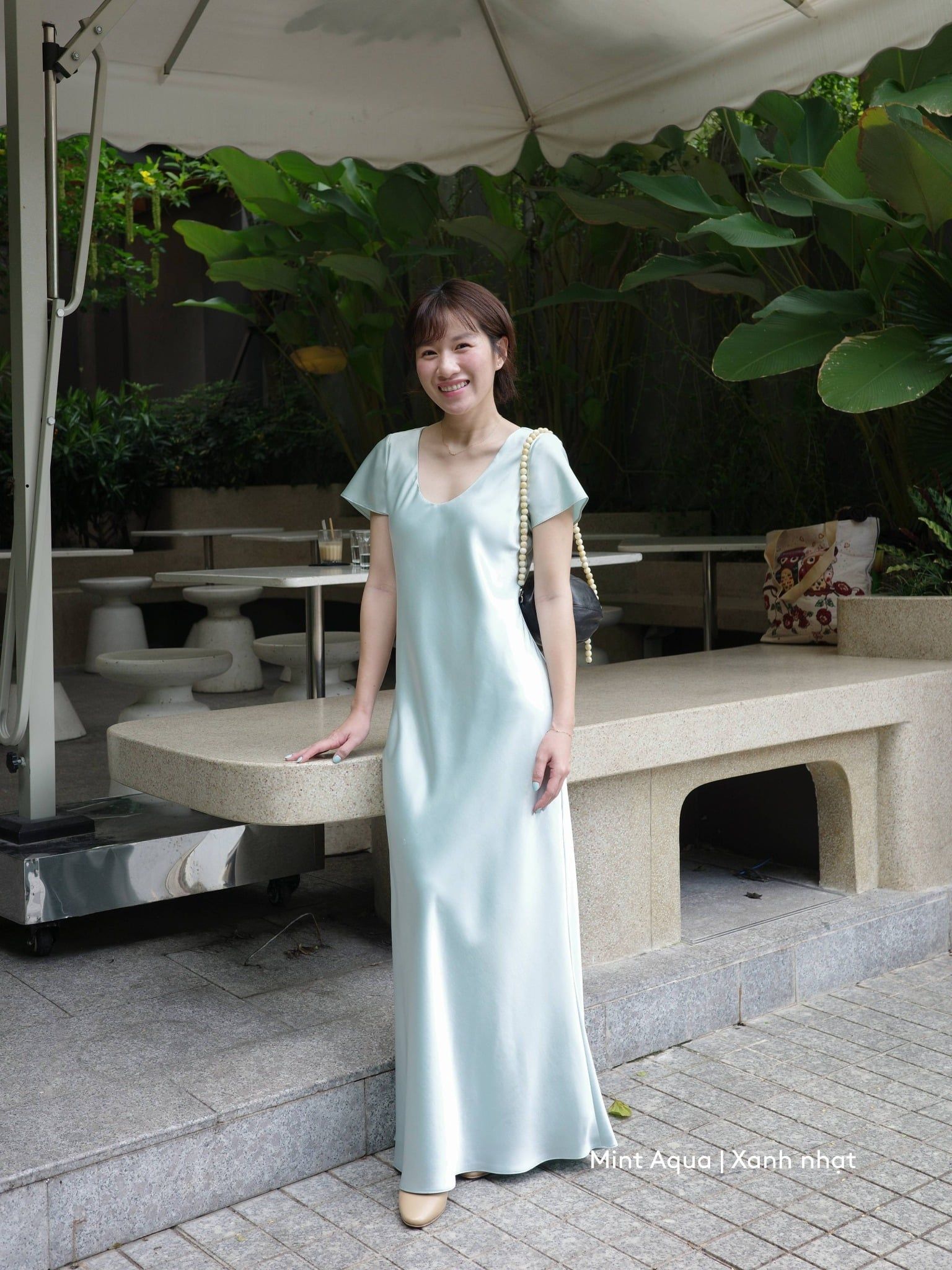  Đầm lụa đuôi cá | Mauve Mermaid Silk dress 