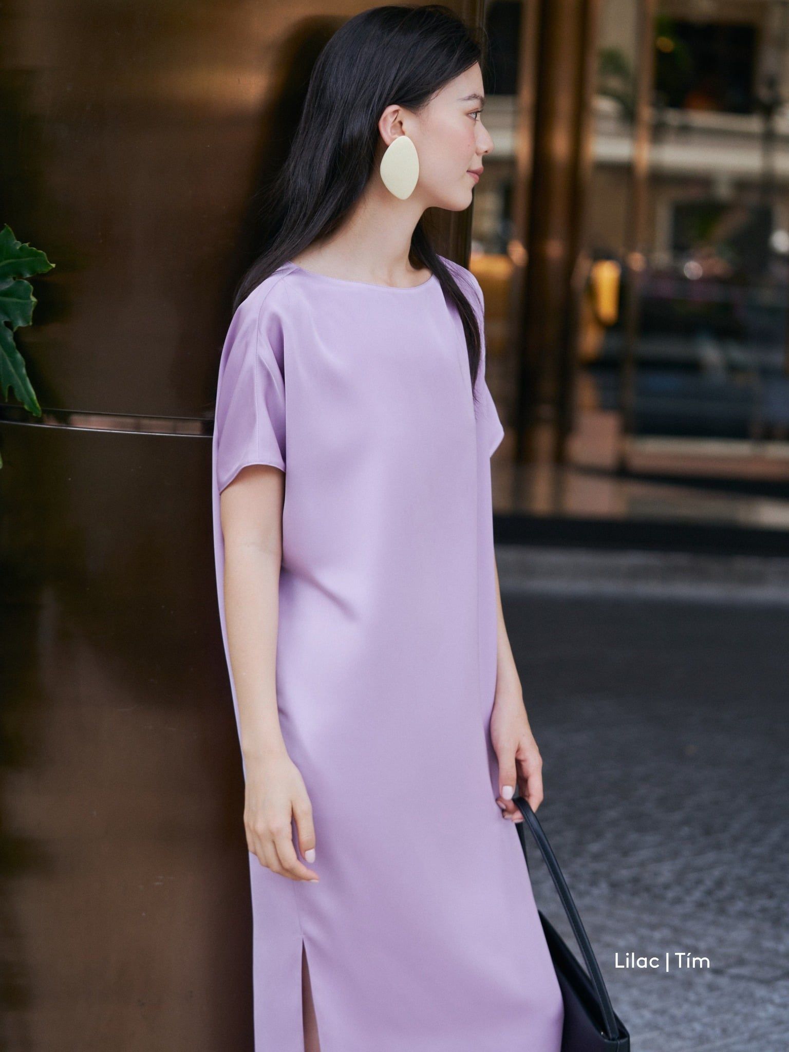  Mauve Signature dress - phiên bản trơn màu nâng cấp 