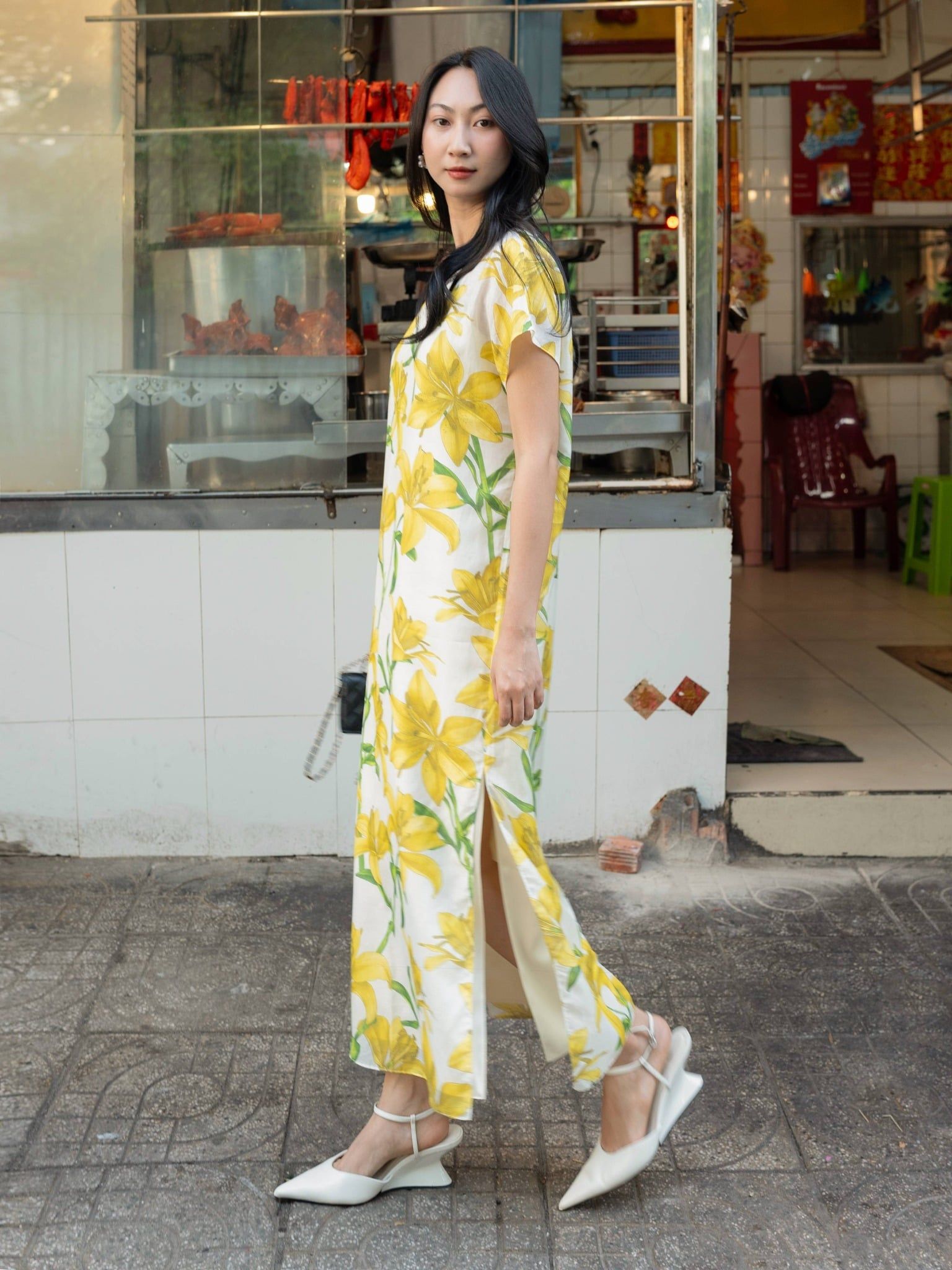  Mauve Signature dress - phiên bản hoa Lily 