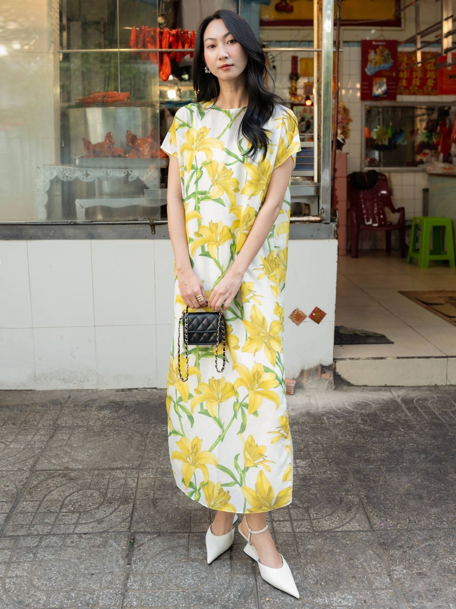  Mauve Signature dress - phiên bản hoa Lily 