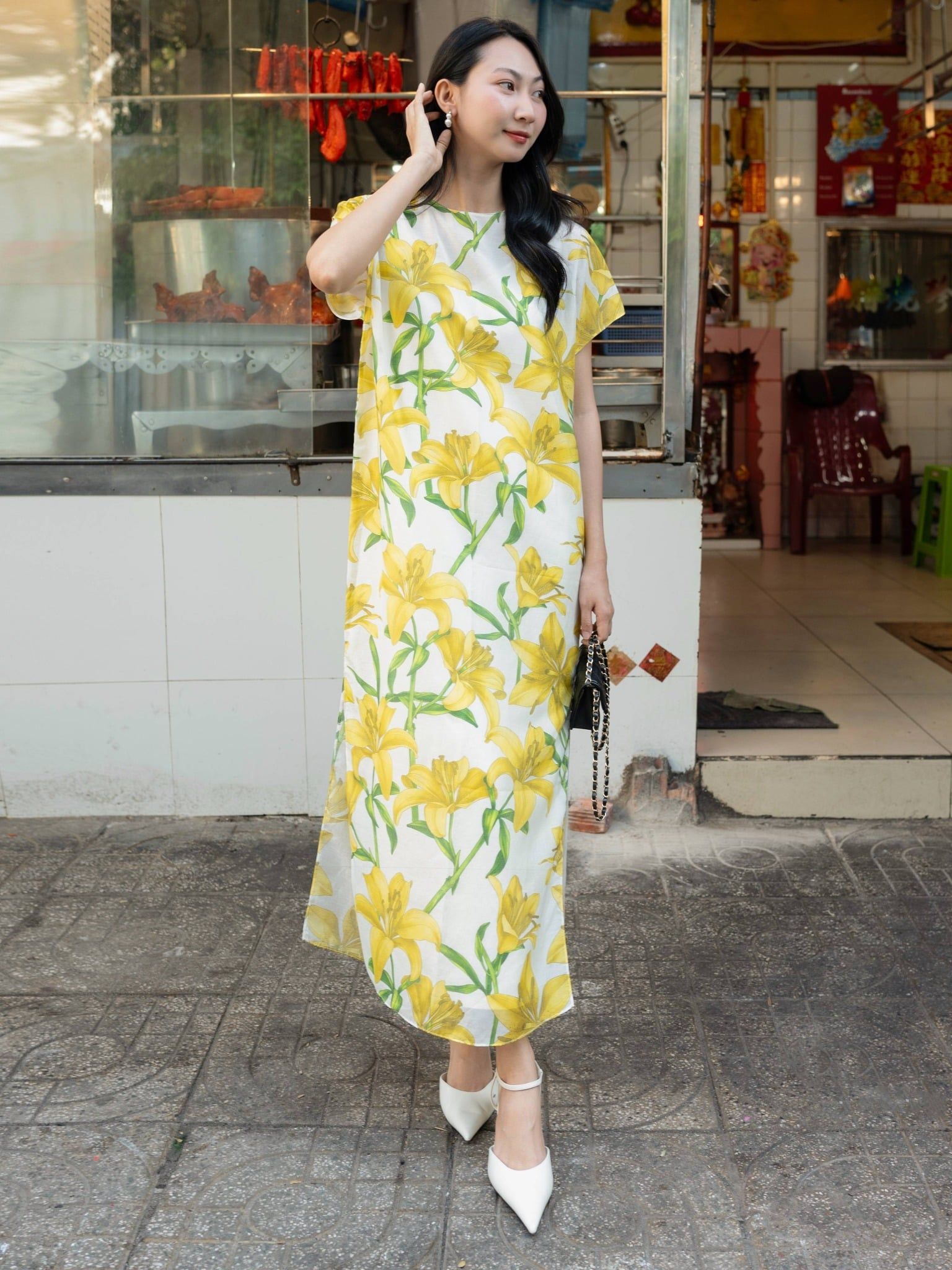  Mauve Signature dress - phiên bản hoa Lily 