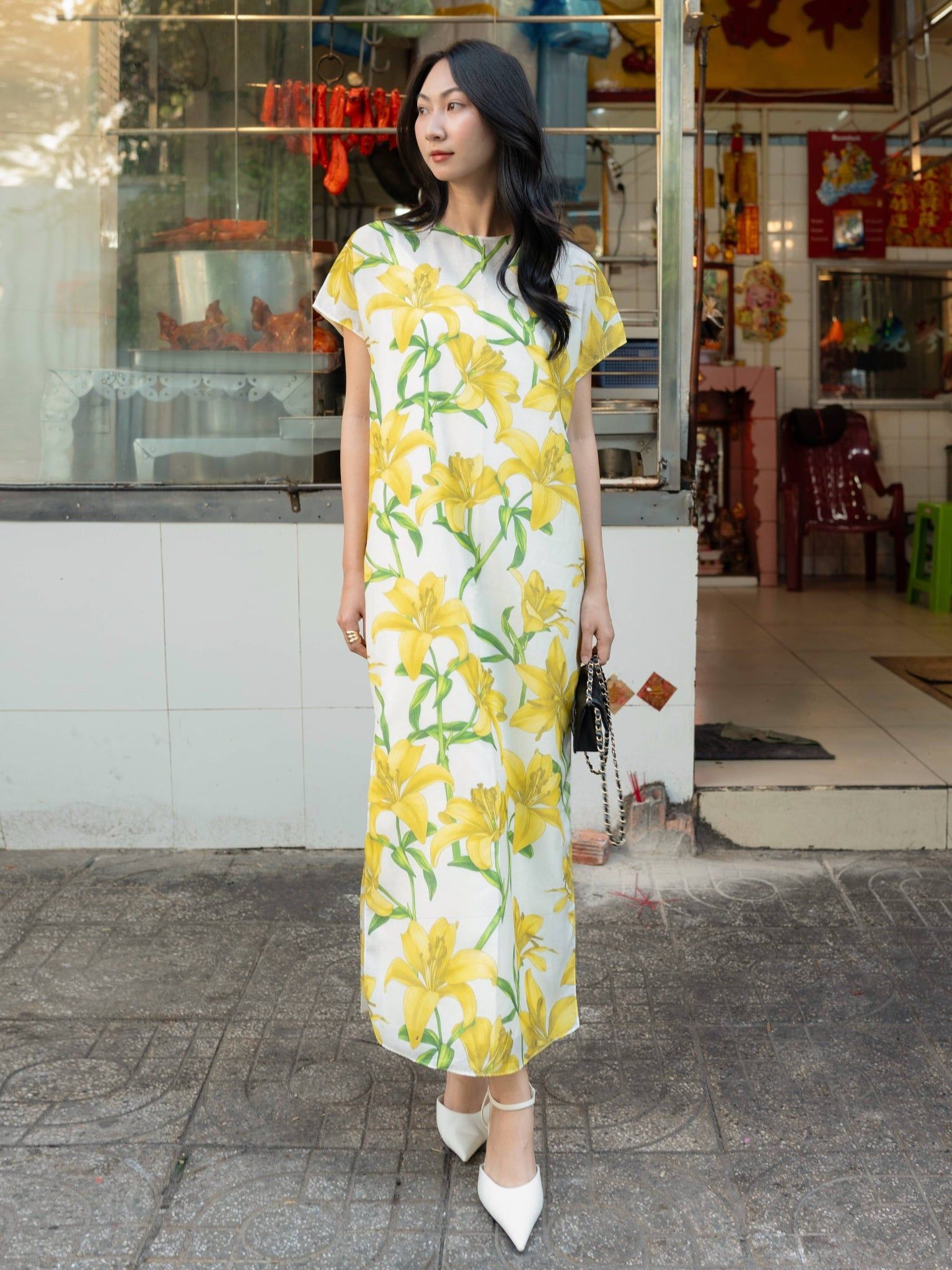  Mauve Signature dress - phiên bản hoa Lily 