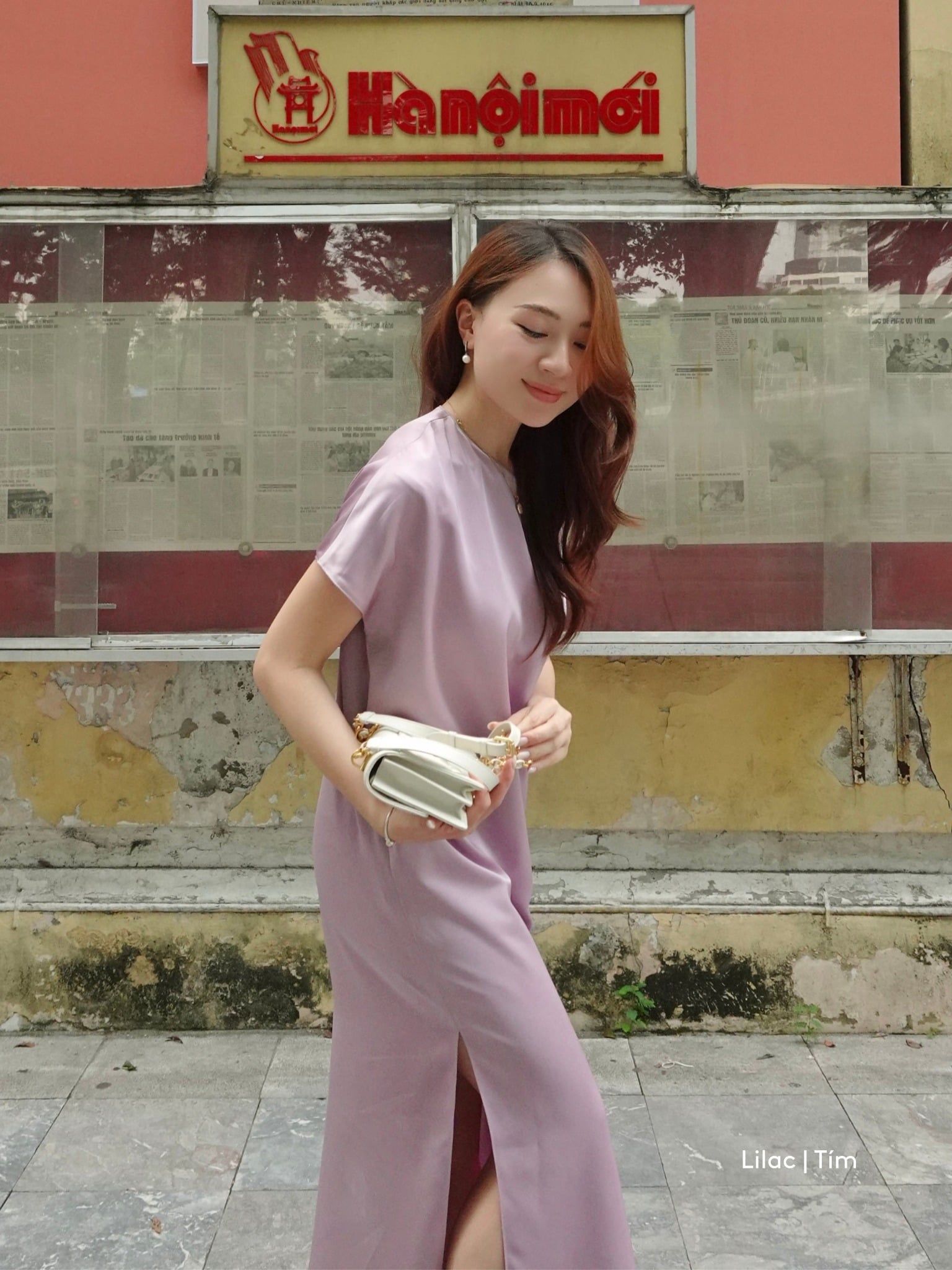  Mauve Signature dress - phiên bản trơn màu nâng cấp 