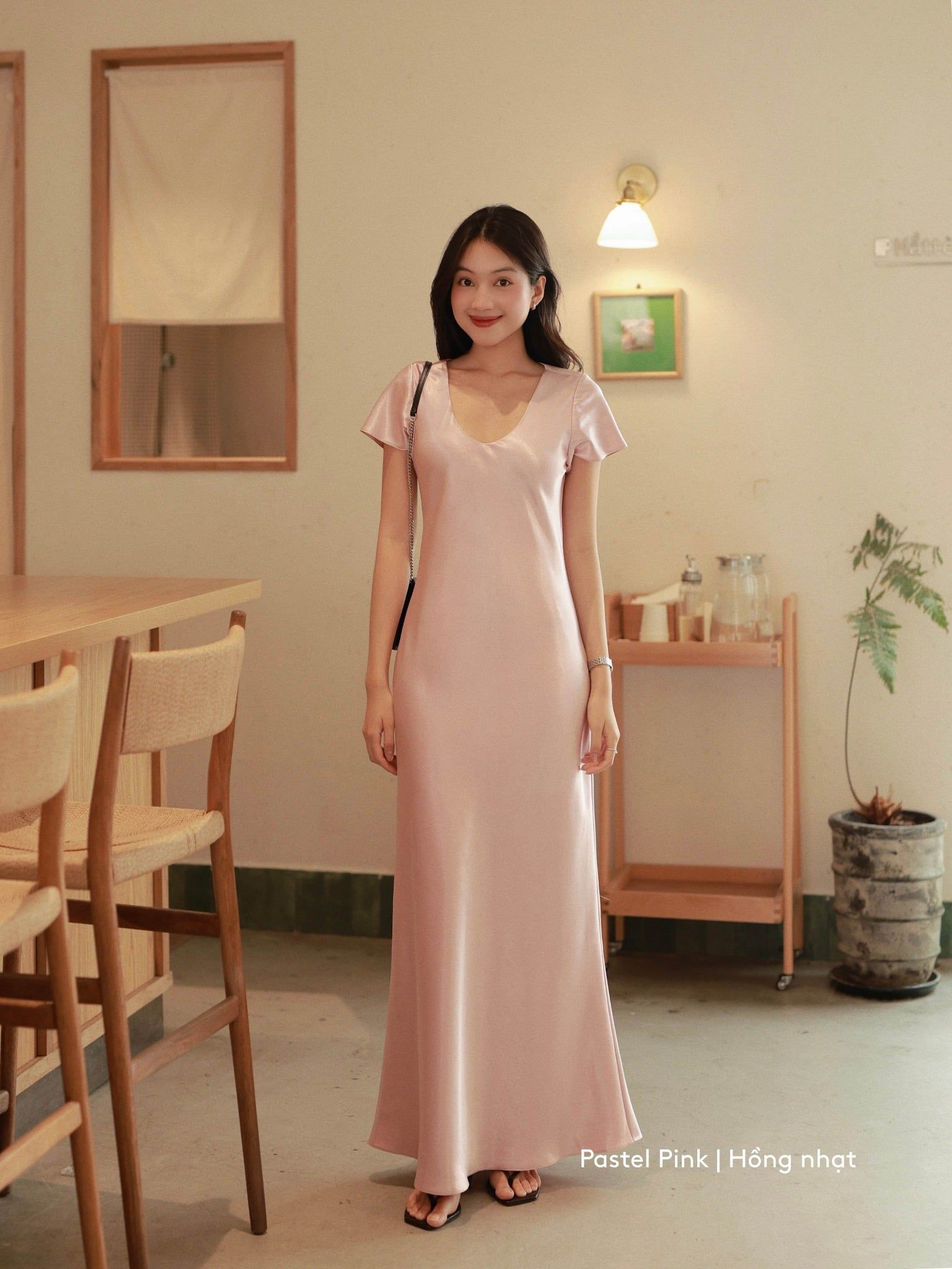  Đầm lụa đuôi cá | Mauve Mermaid Silk dress 