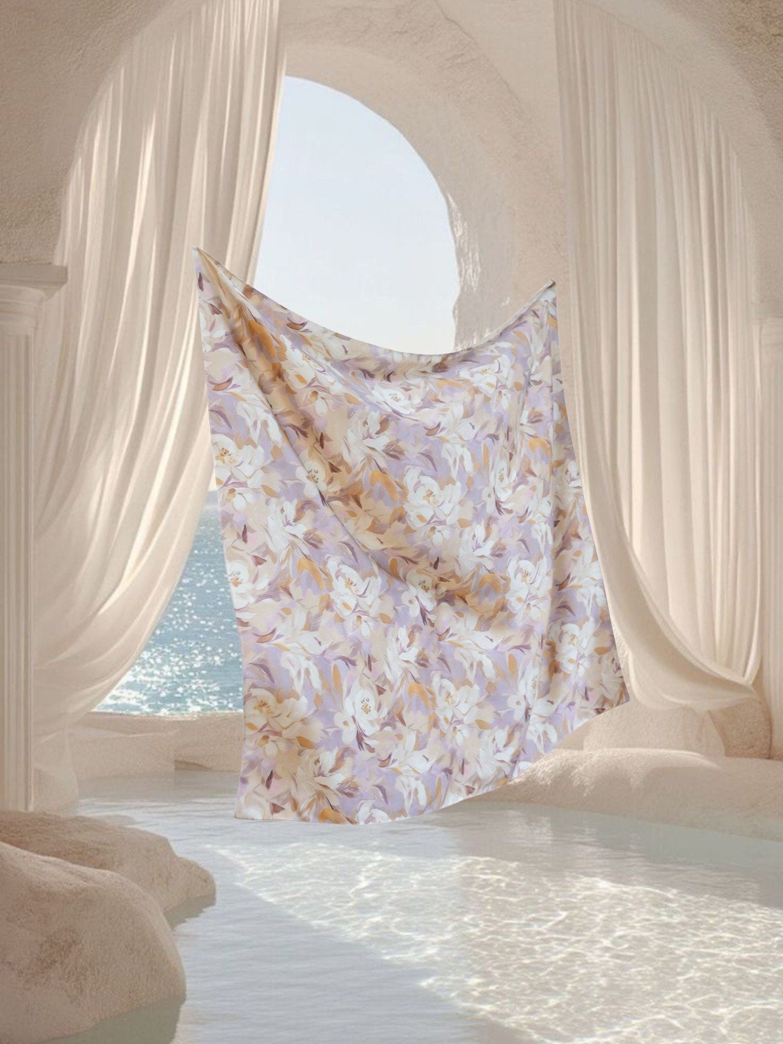  Khăn lụa | Mauve silk scarf 