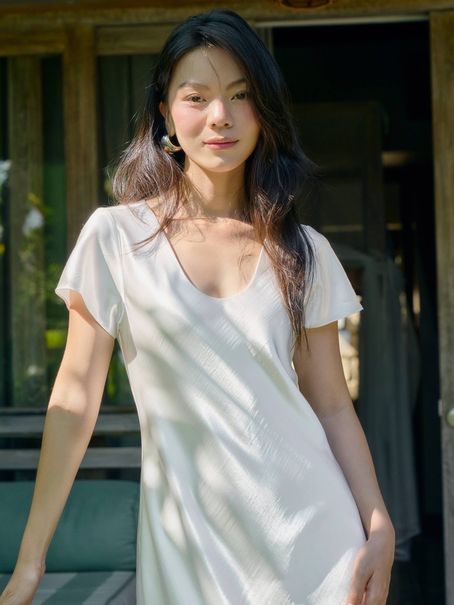  Đầm lụa đuôi cá | Mauve Mermaid Silk dress 